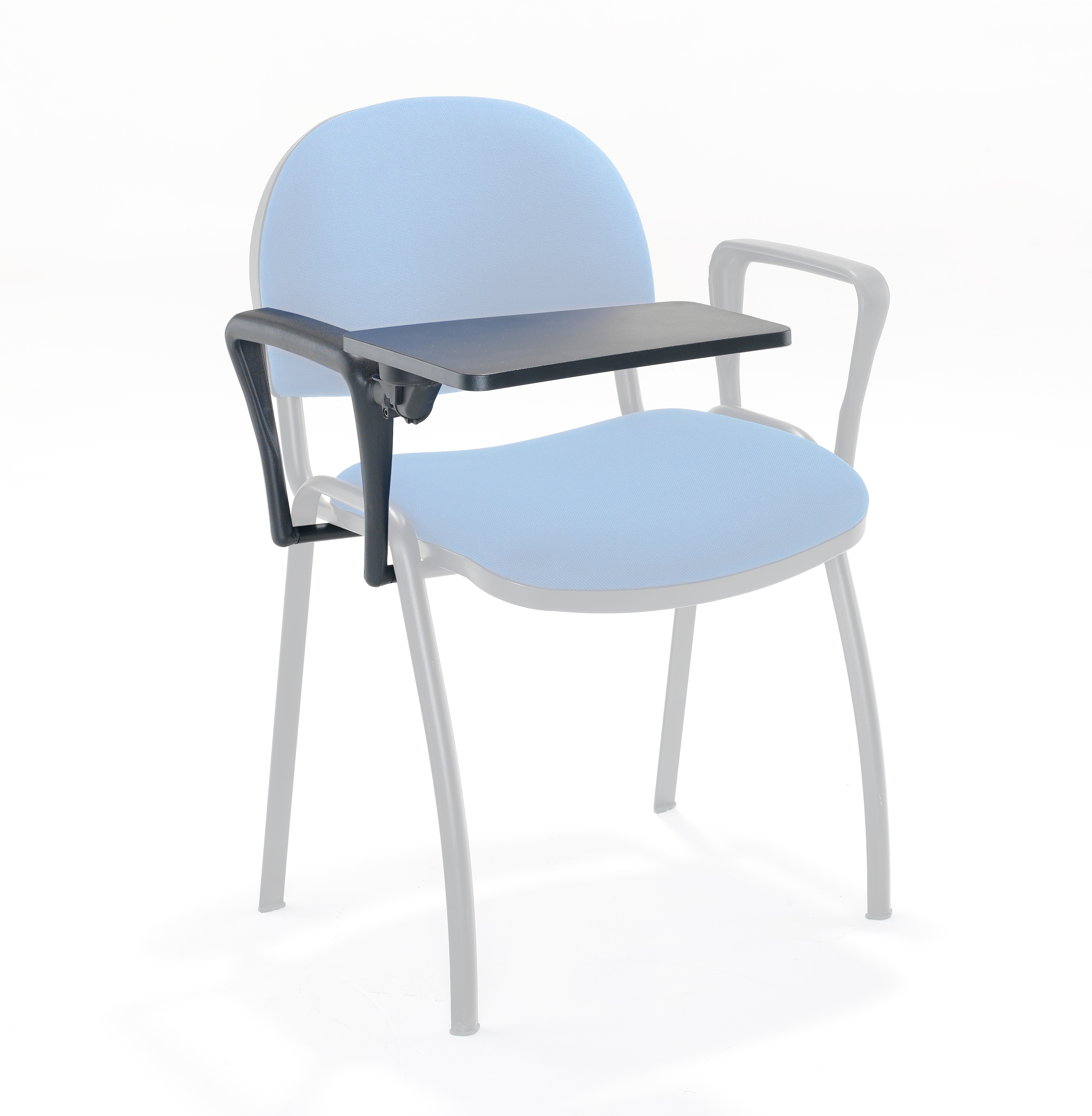 Plastic Writing Tablet and Arm | Black thumbnail 2