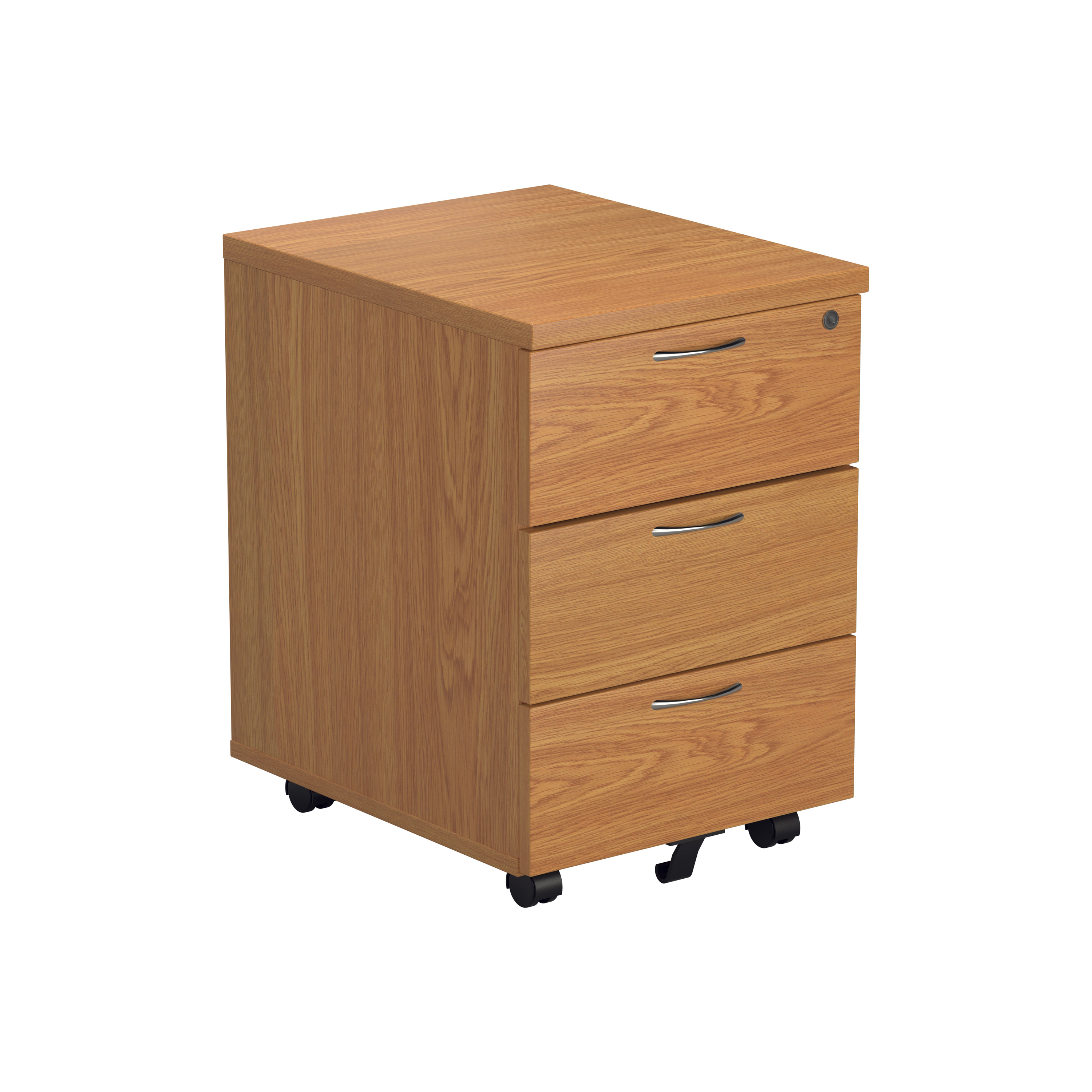 Mobile+Pedestal+3+Drawer+%28FSC%29+Nova+Oak