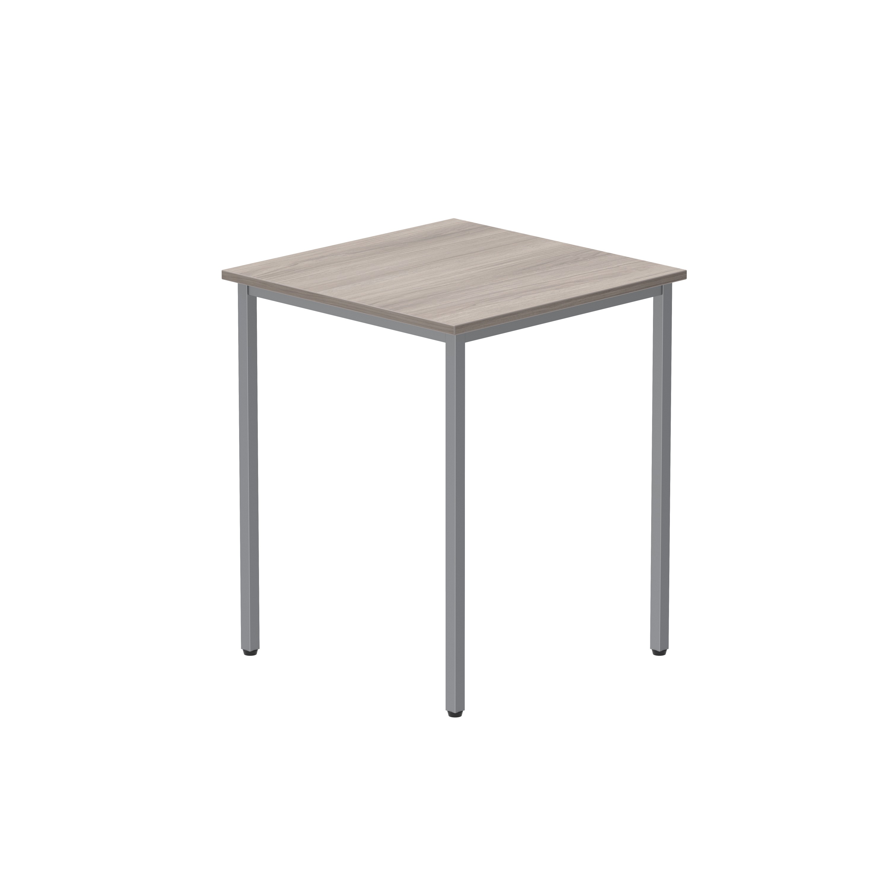 Office Rectangular Multi-Use Table (FSC) | 600X600 | Alaskan Grey Oak/Silver thumbnail 6