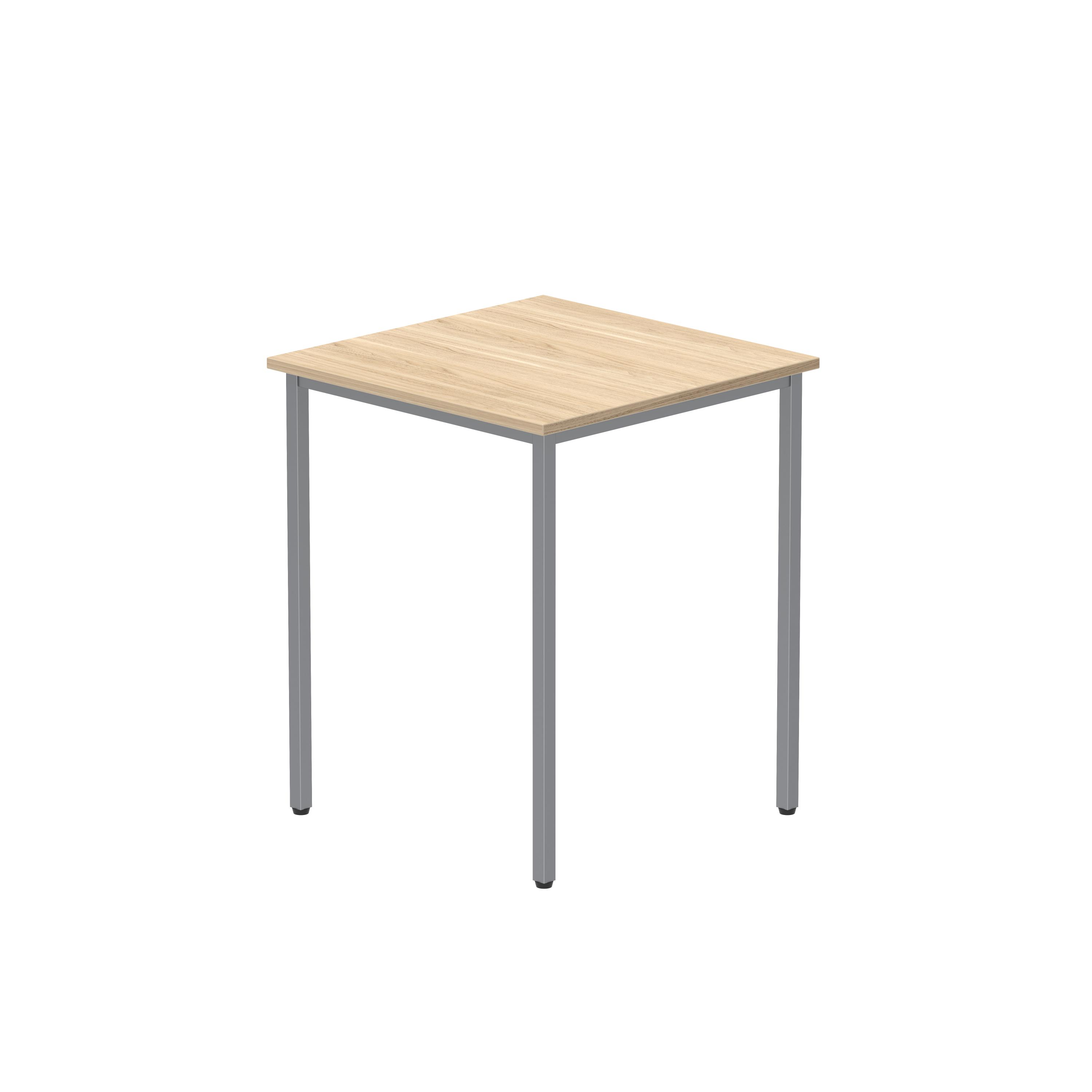 Office Rectangular Multi-Use Table (FSC) | 600X600 | Canadian Oak/Silver