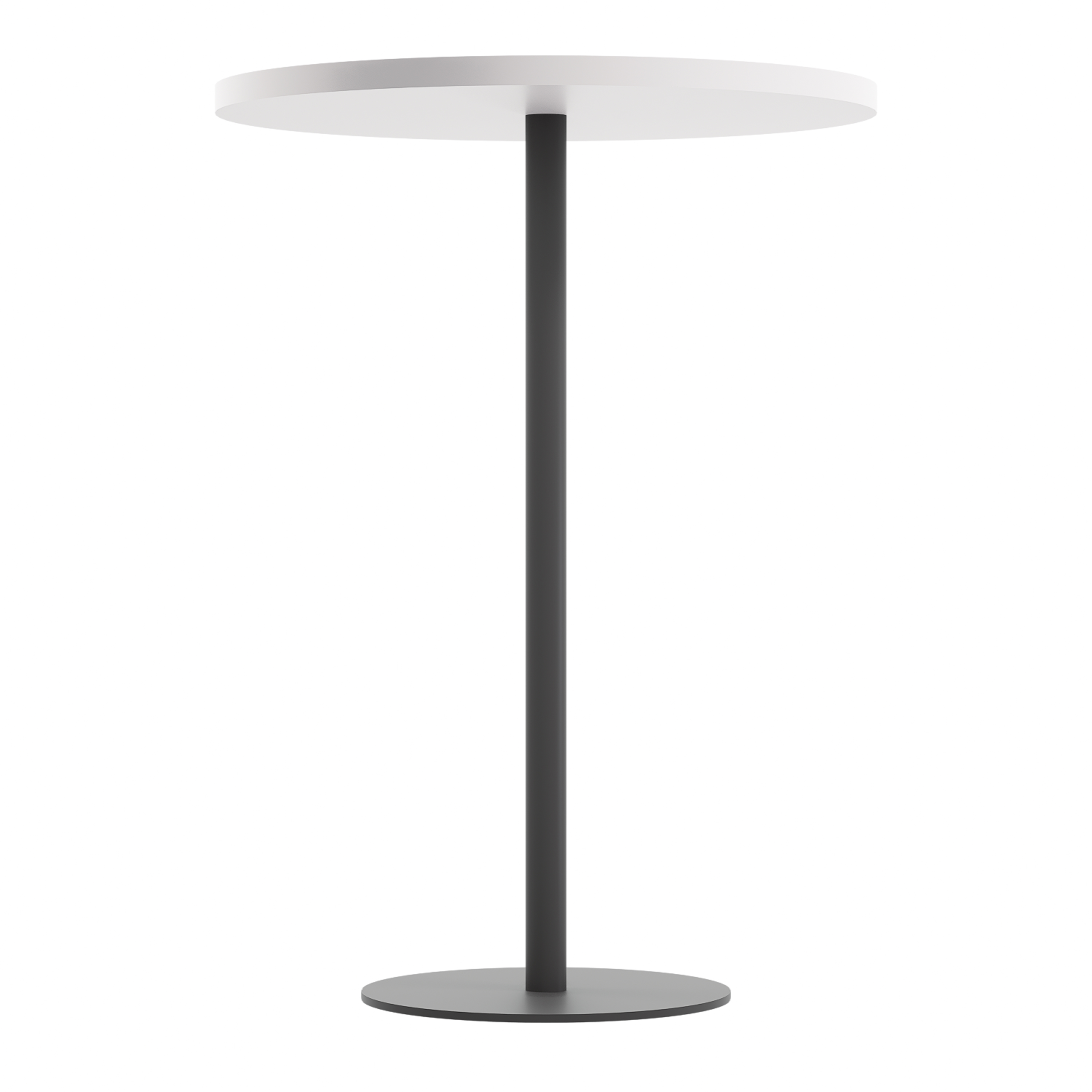 Contract Table High (FSC) | 800mm | White/Black thumbnail 2