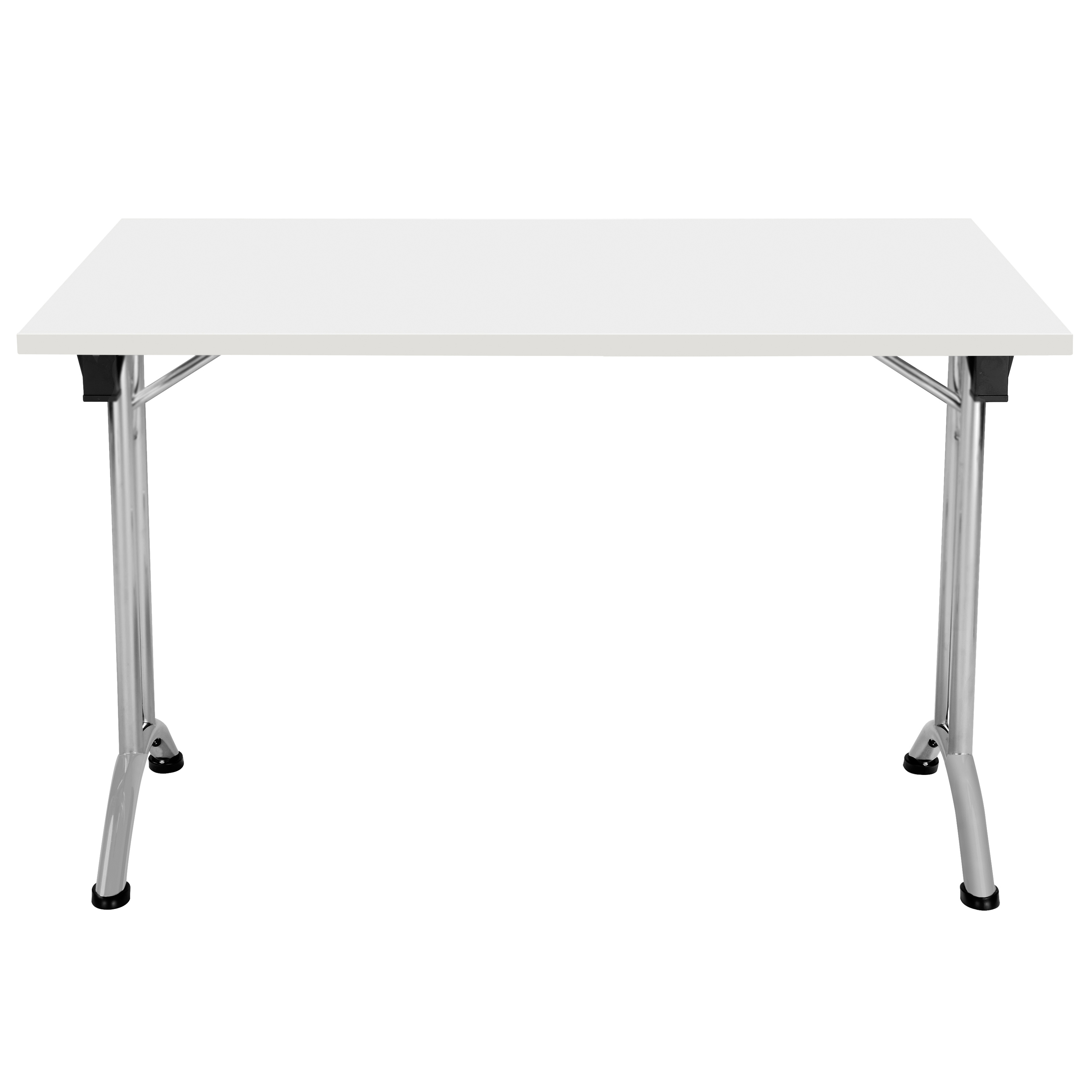 One Union Rectangular Folding Table (FSC) | 1200 X 800 | White/Silver thumbnail 2