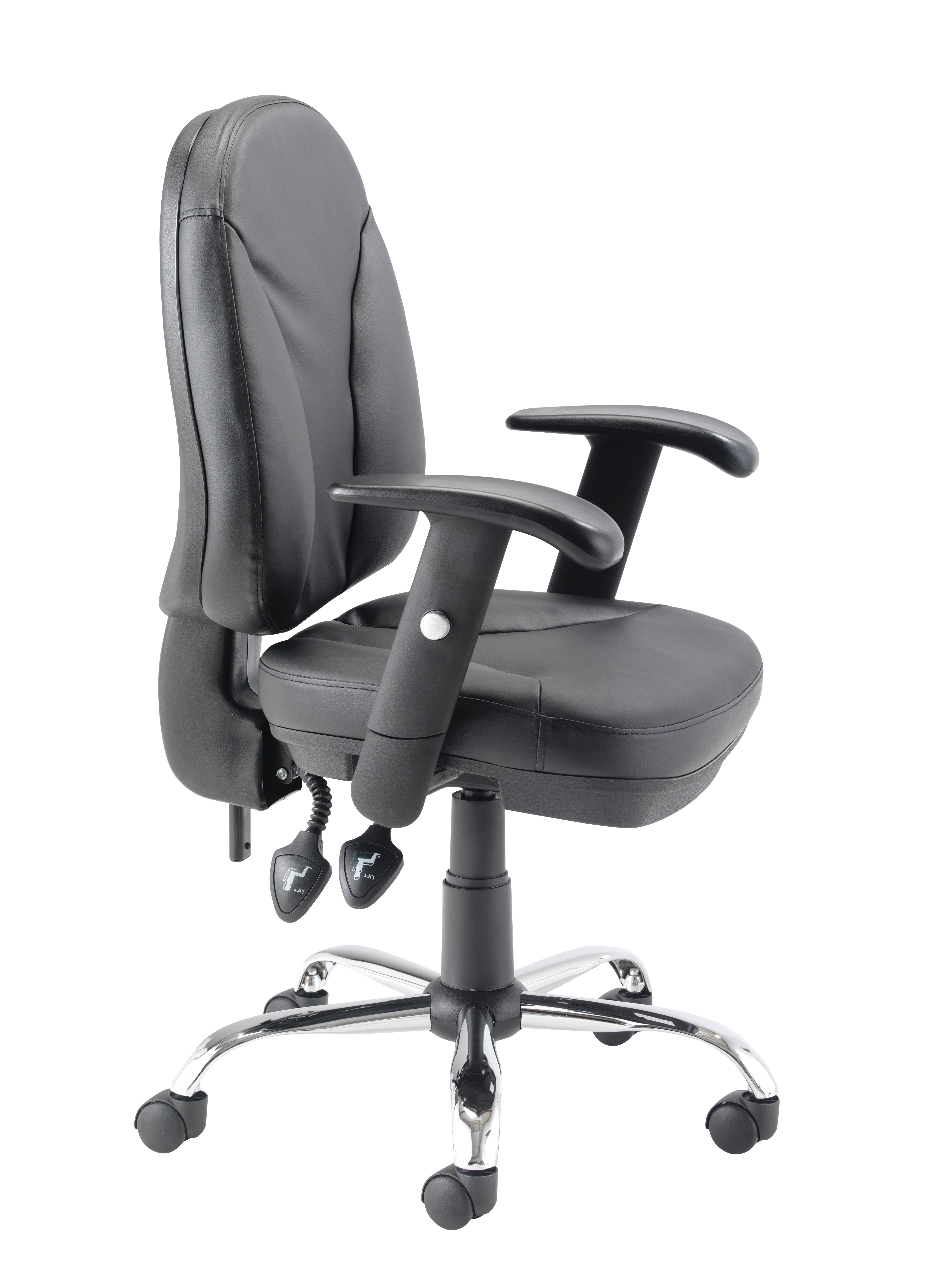 Puma Office Chair | Black PU thumbnail 3