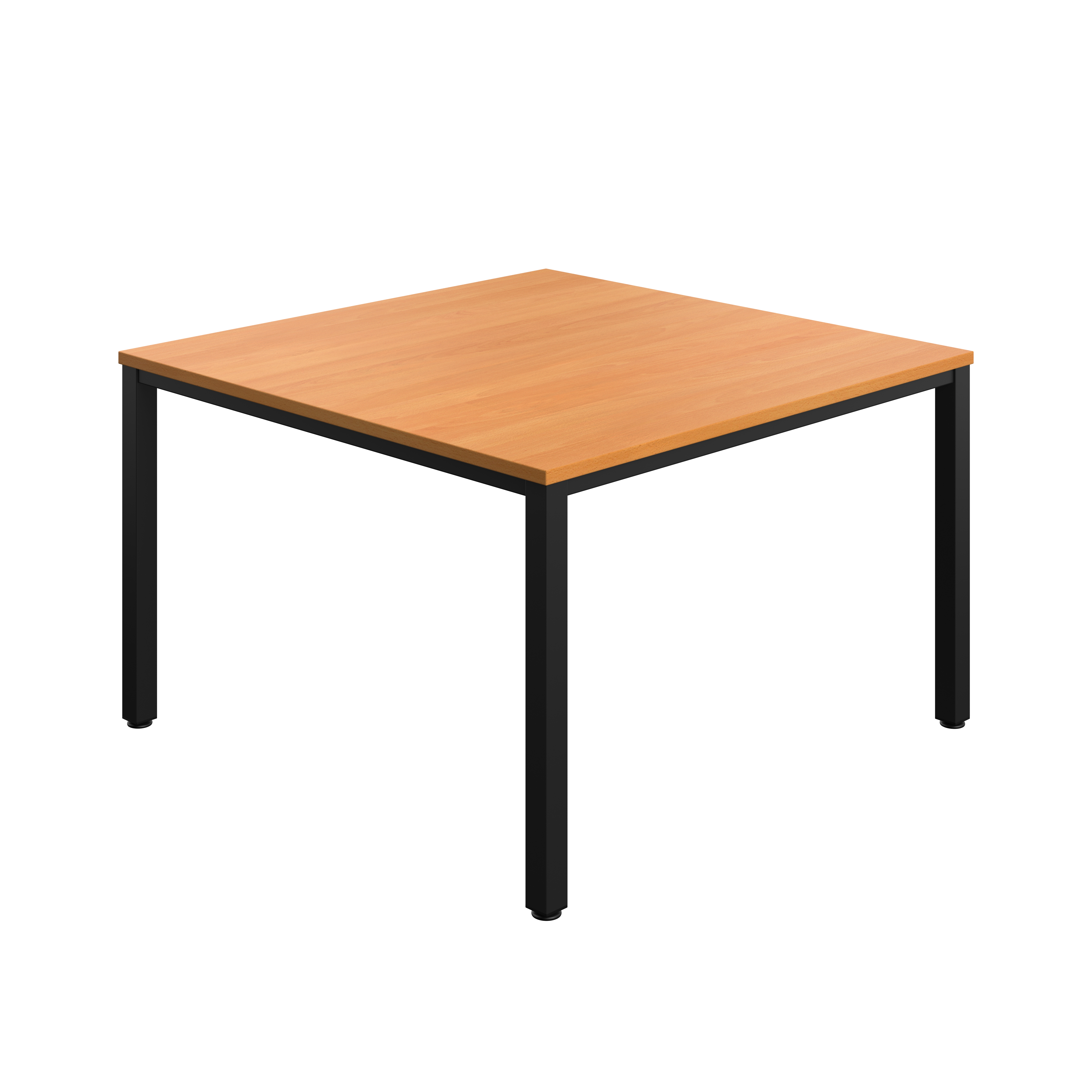 Fraction Infinity Square Meeting Table (FSC) | 1200 X 1200 | Beech/Black
