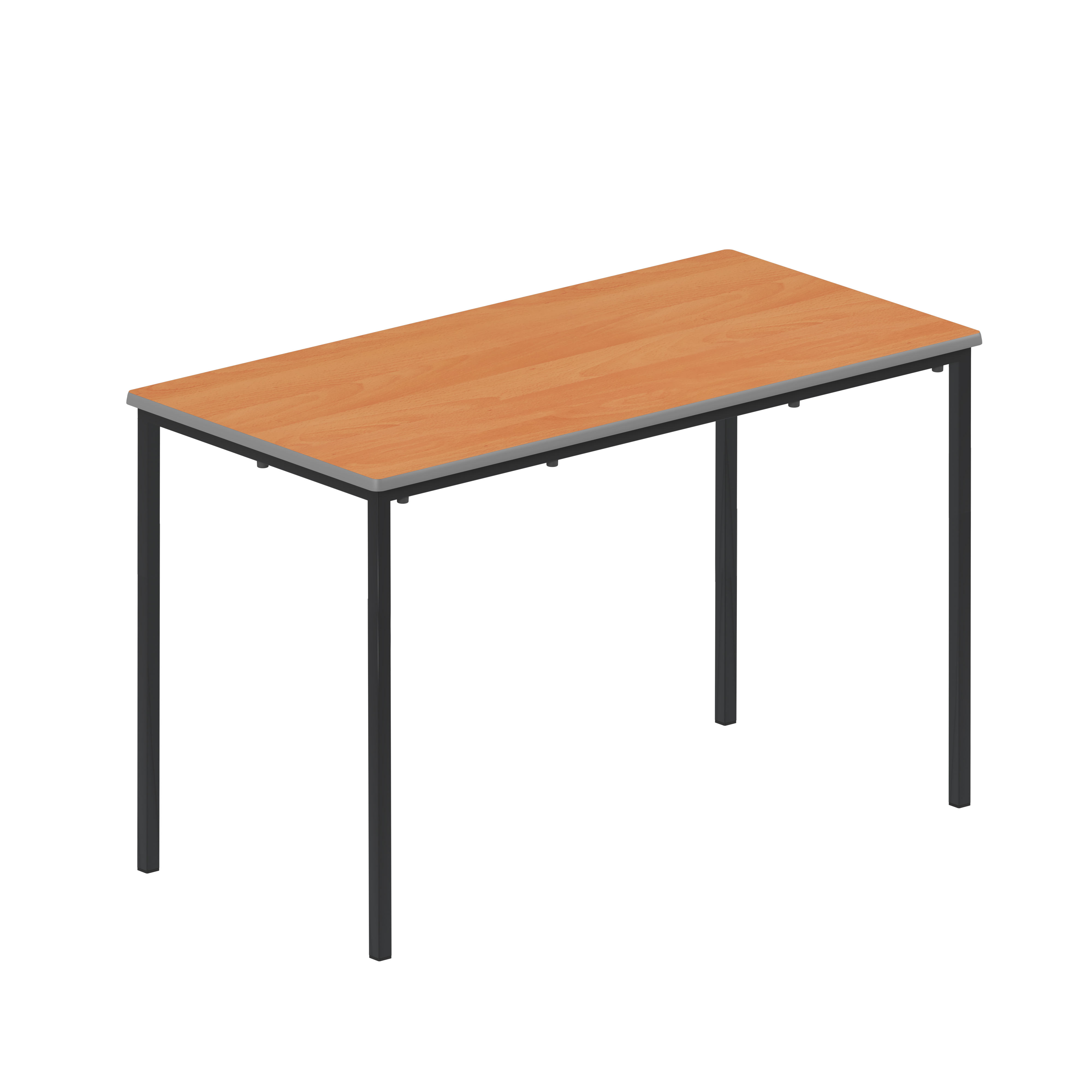 Titan+Flat+Pack+Classroom+Table+1200+X+600+X+760+Beech%2FBlack