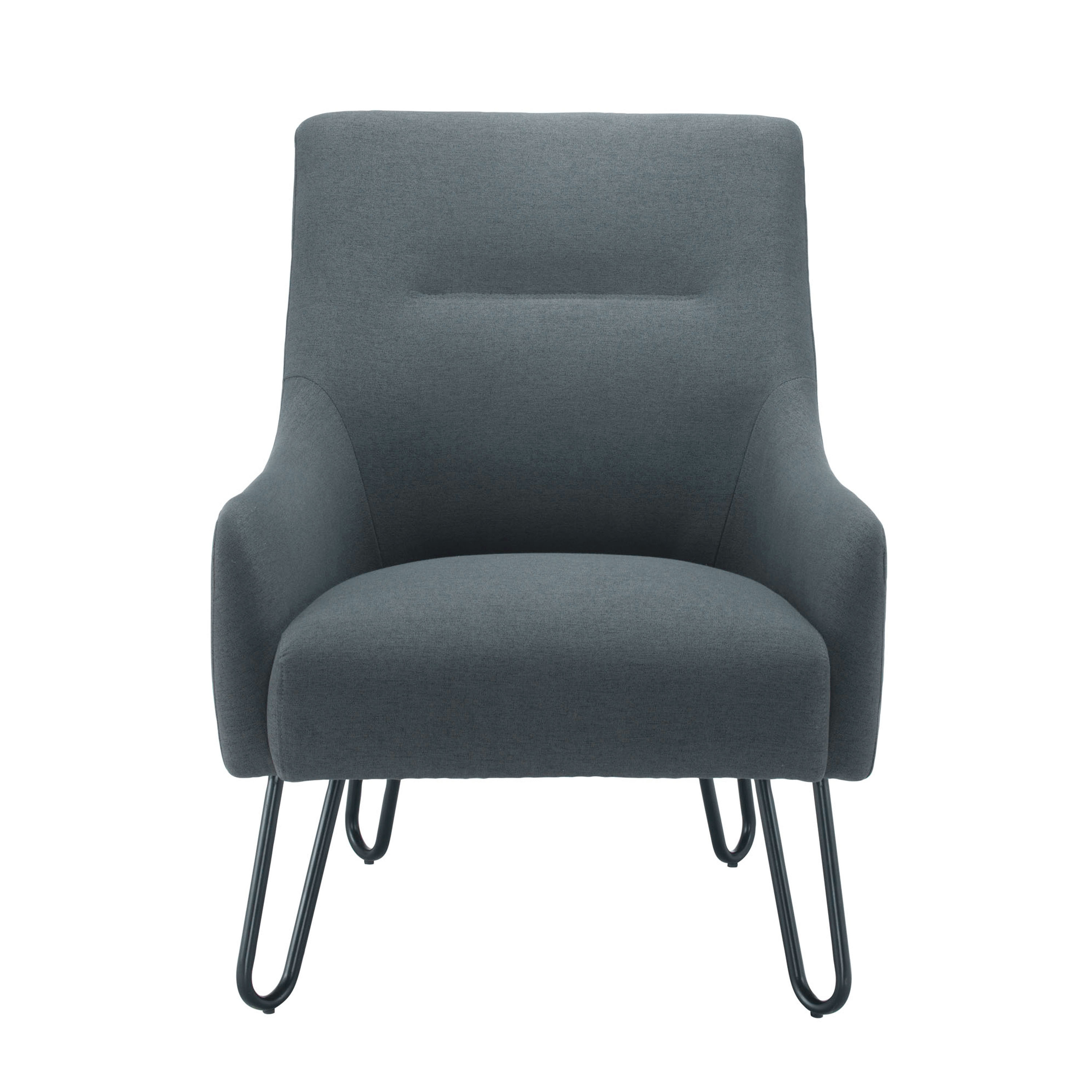 Pearl Reception Chair | Grey thumbnail 2