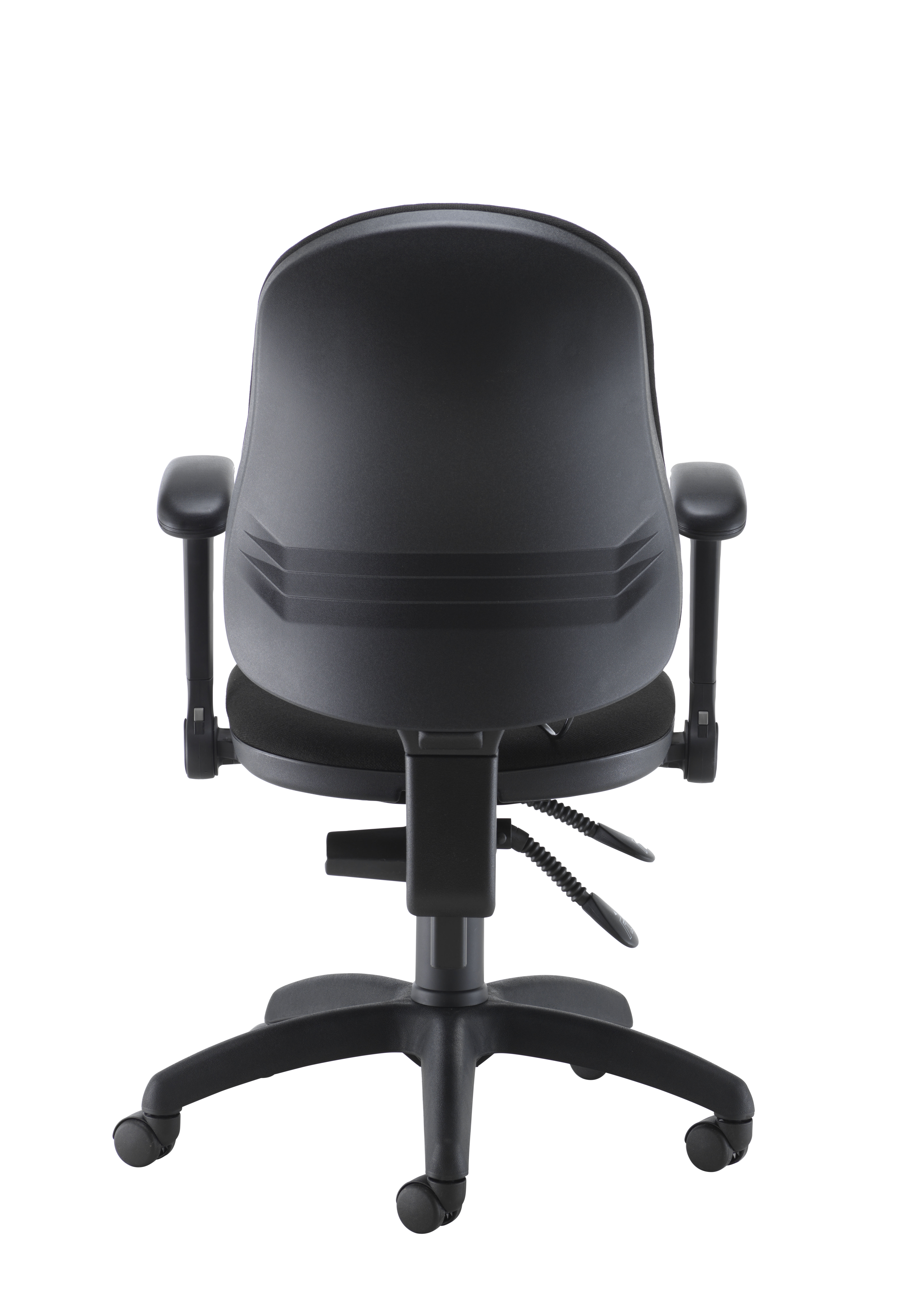 Calypso Ergo 2 Lever Office Chair with Lumbar Pump | Folding Arms | Black thumbnail 5
