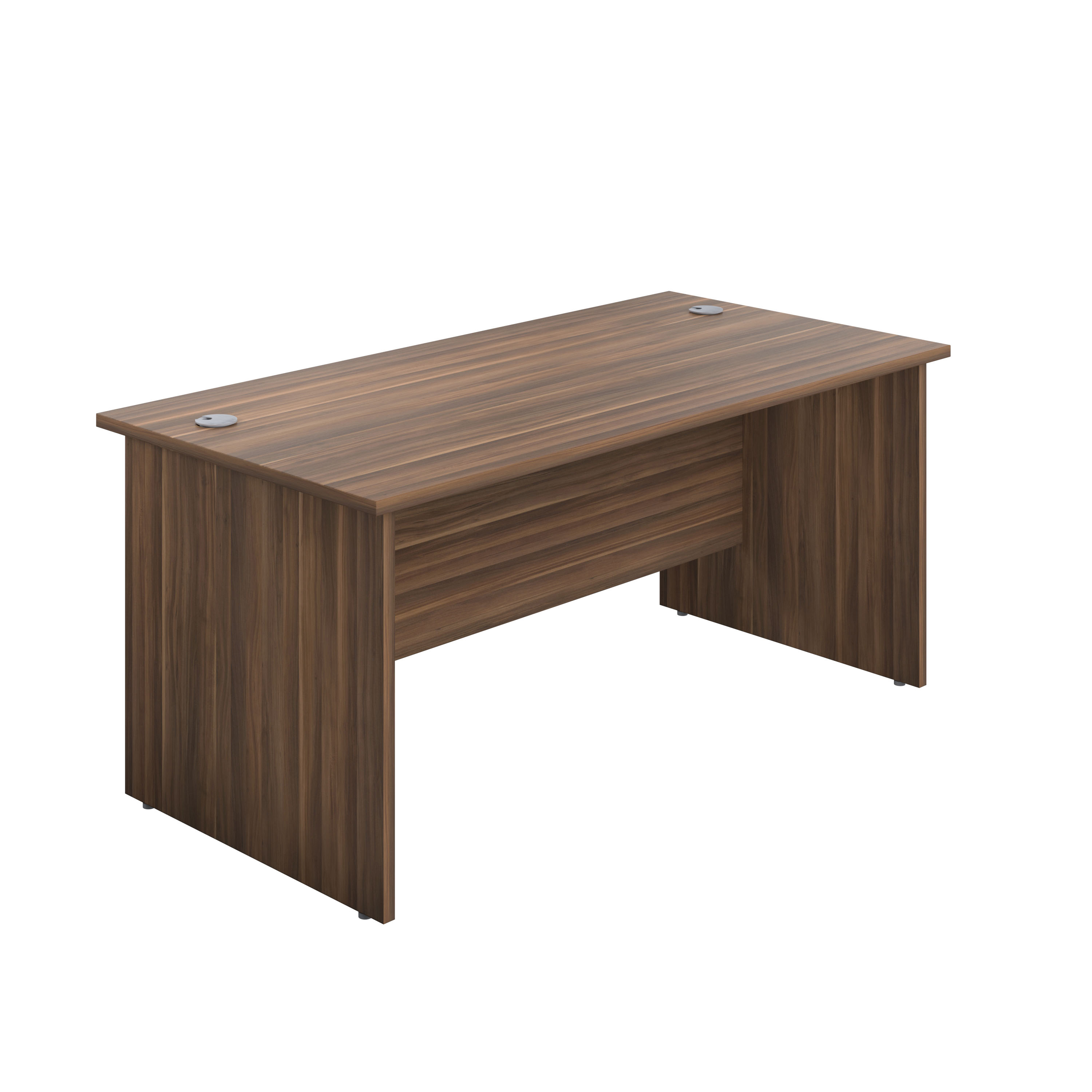 Panel+Rectangular+Desk%3A+800mm+Deep+1600X800+Dark+Walnut