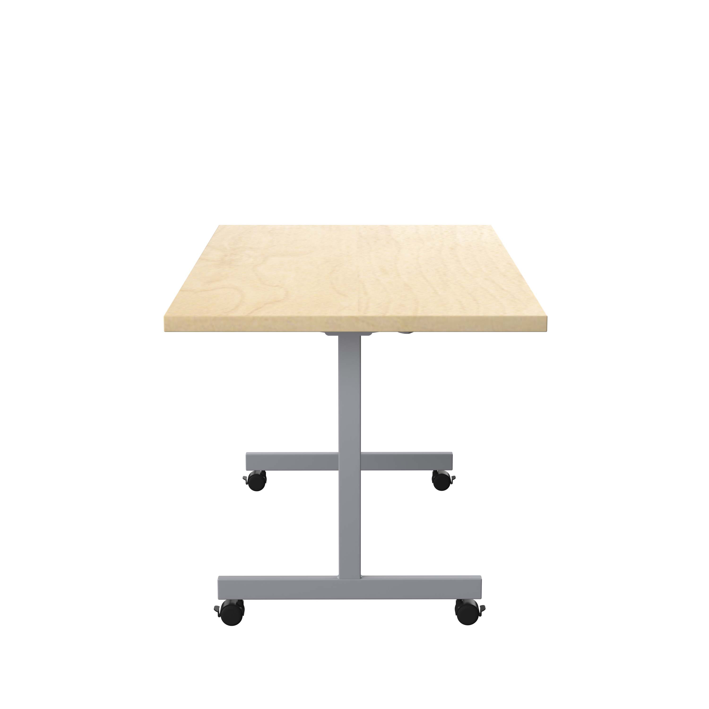 One Eighty Rectangular Tilting Table (FSC) | 1400 X 800 | Maple/Silver thumbnail 3