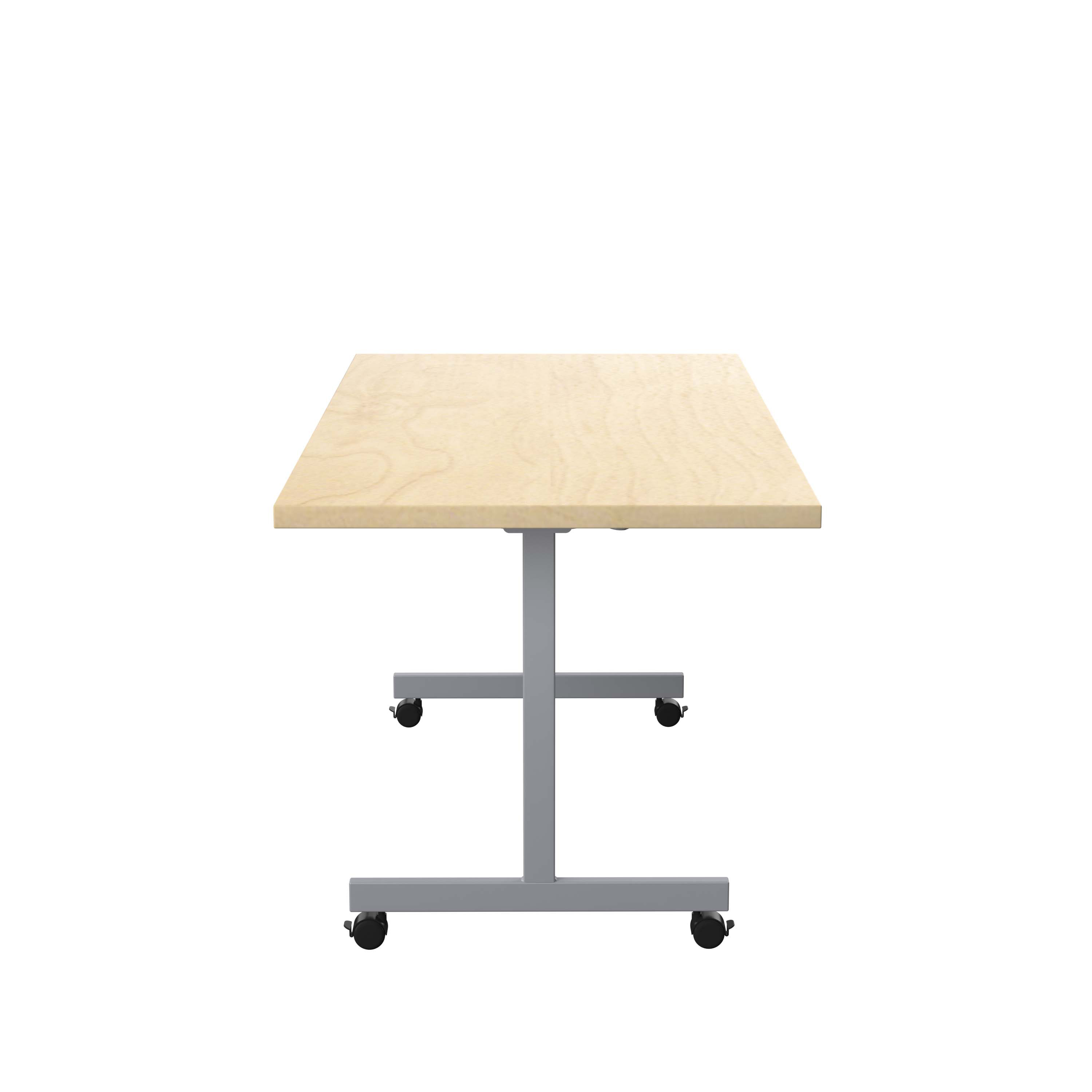 One Eighty Rectangular Tilting Table (FSC) | 1600 X 800 | Maple/Silver thumbnail 3