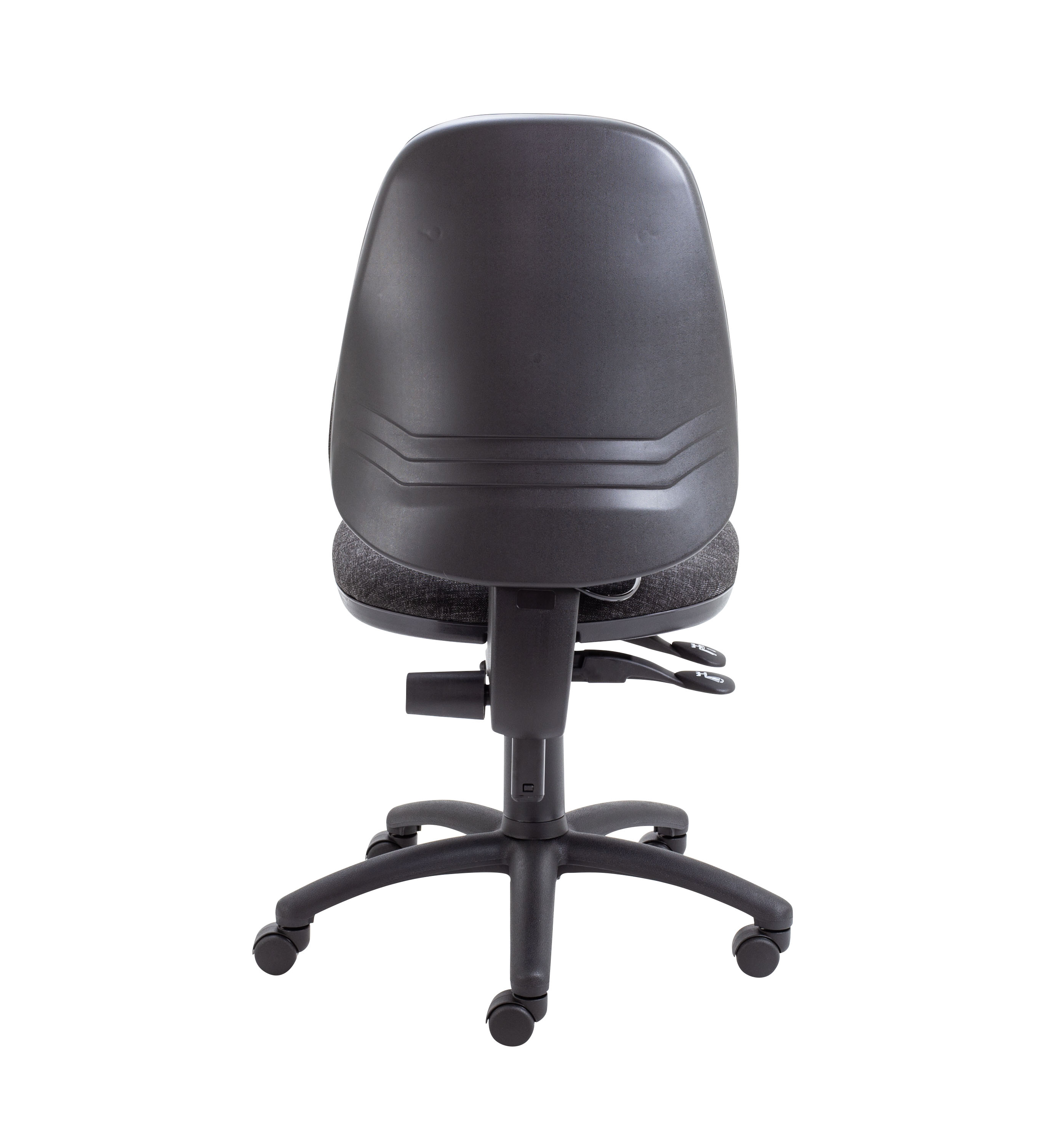 Calypso Ergo 2 Lever Office Chair with Lumbar Pump | No Arms | Charcoal thumbnail 5