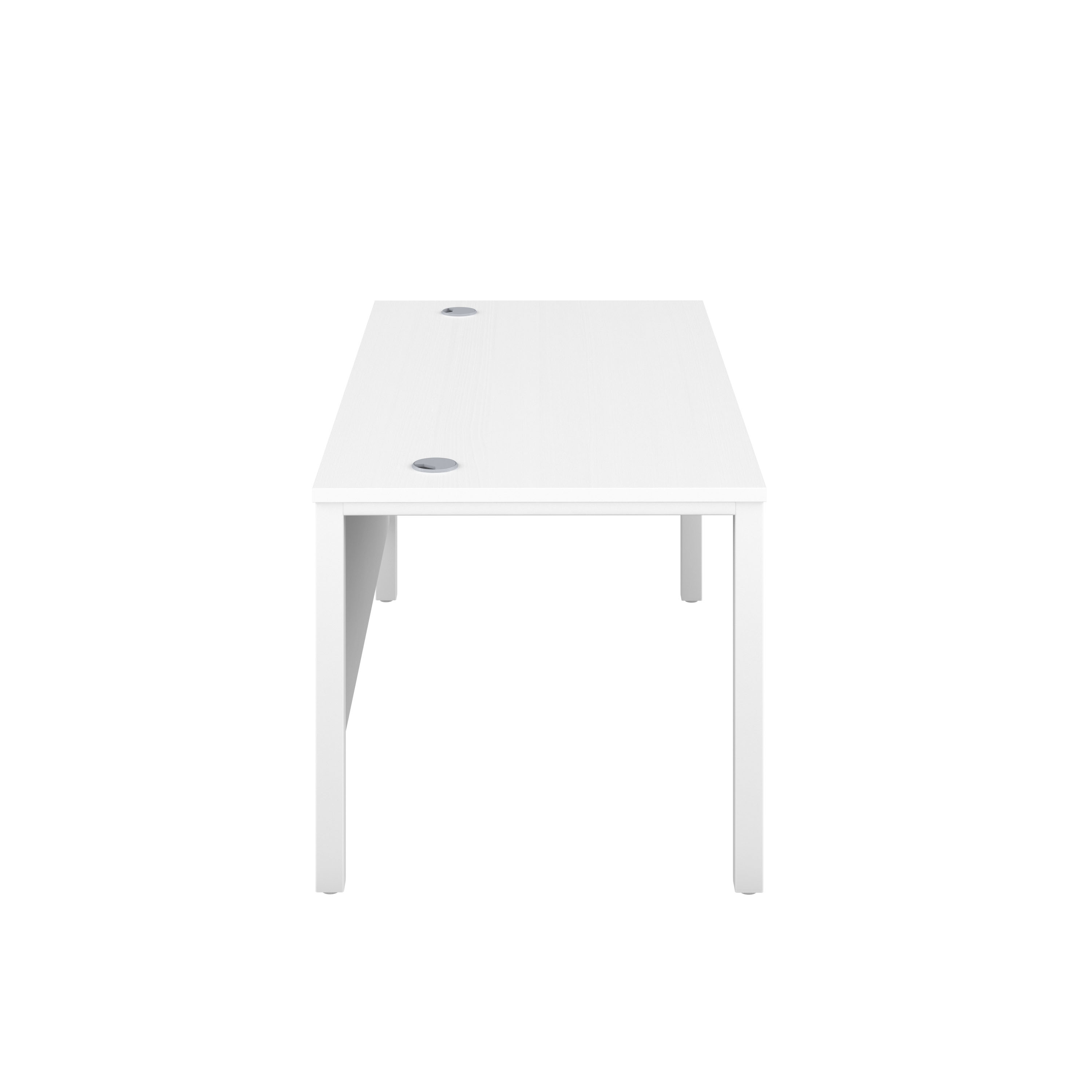 Goal Post Rectangular Desk (FSC) | 1600X600 | White/White thumbnail 3
