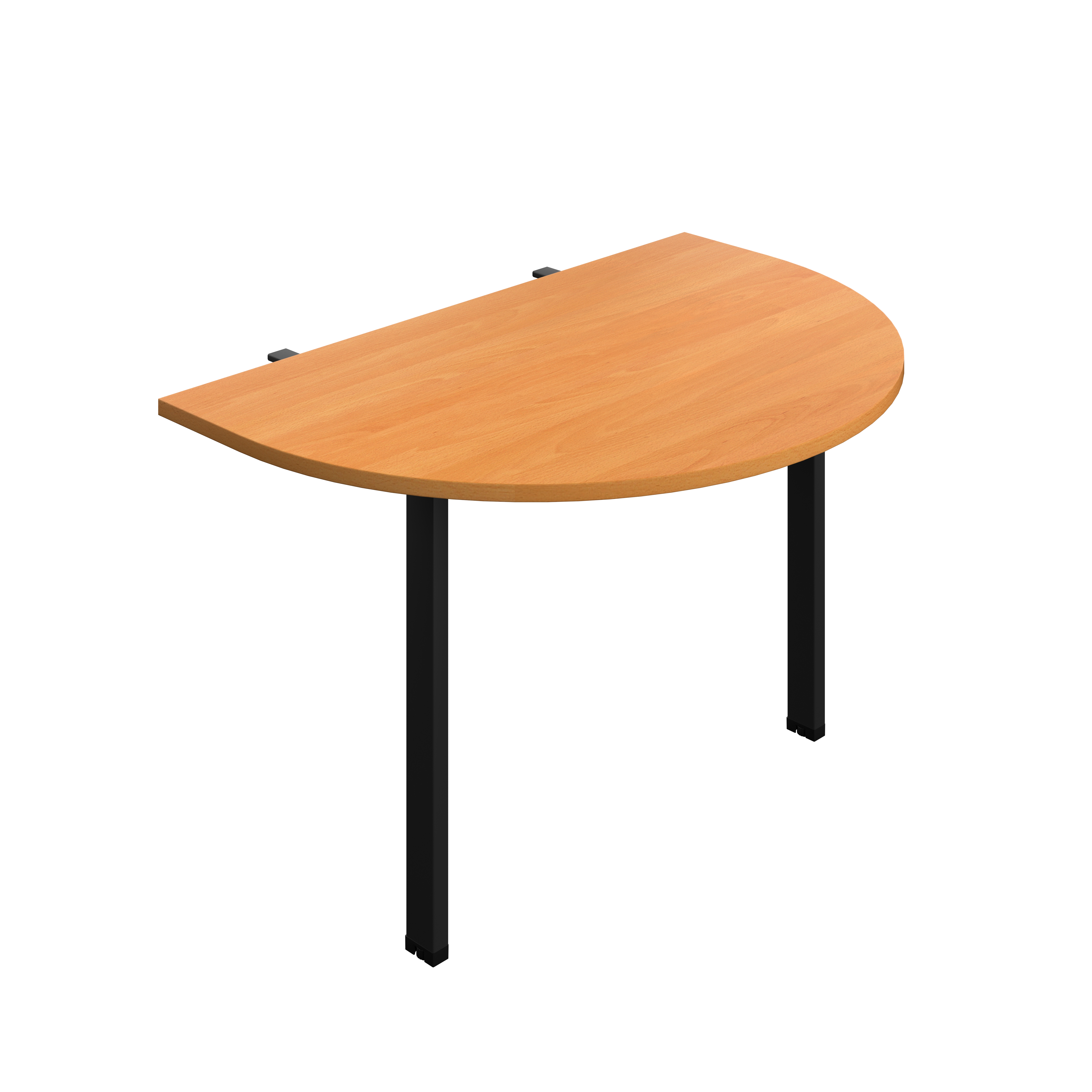 Synergy Screen Depth D-End Single Person Bench : Goal Post Leg : 1200 | 800 | Beech/Black