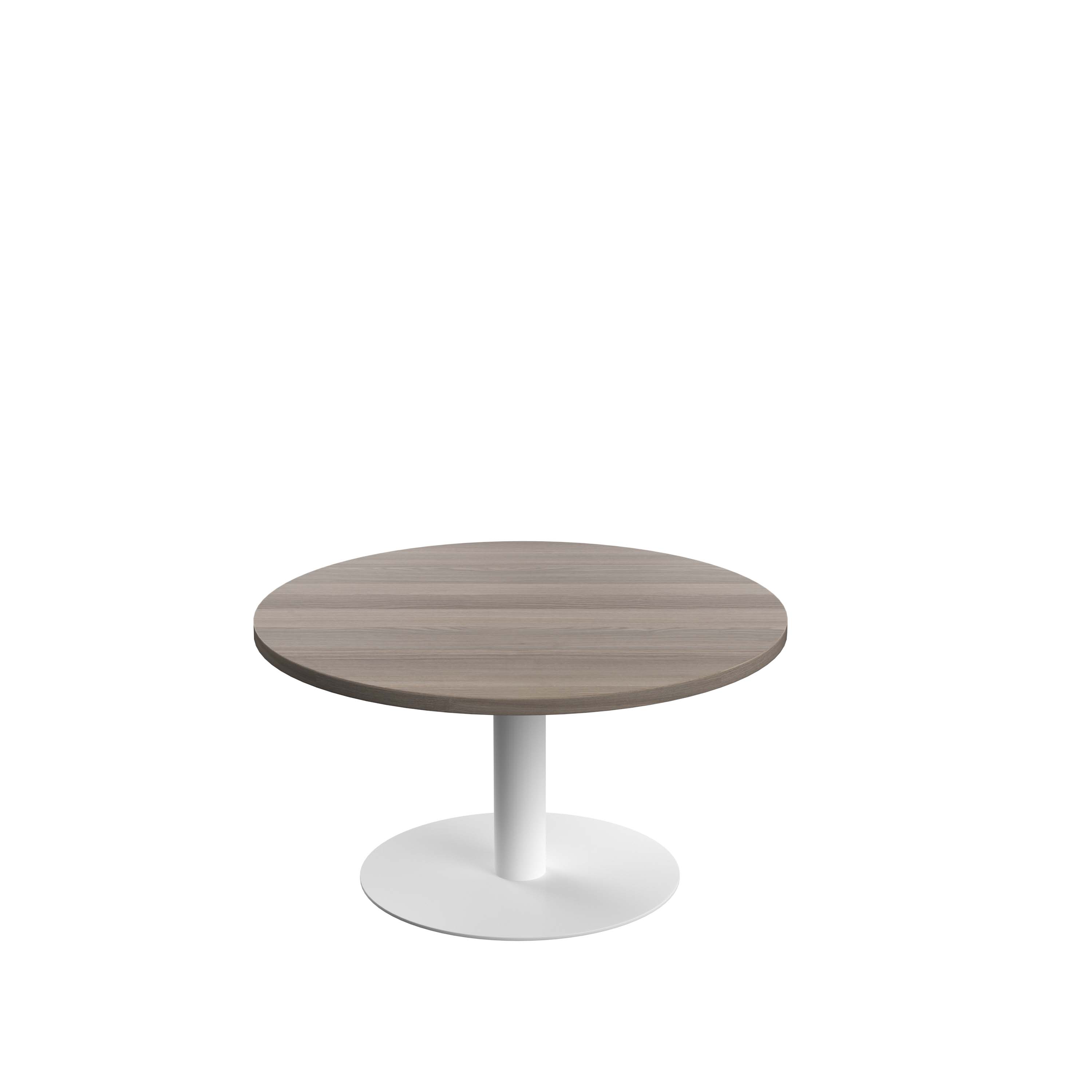Contract Table Low (FSC) | 800mm | Grey Oak/White