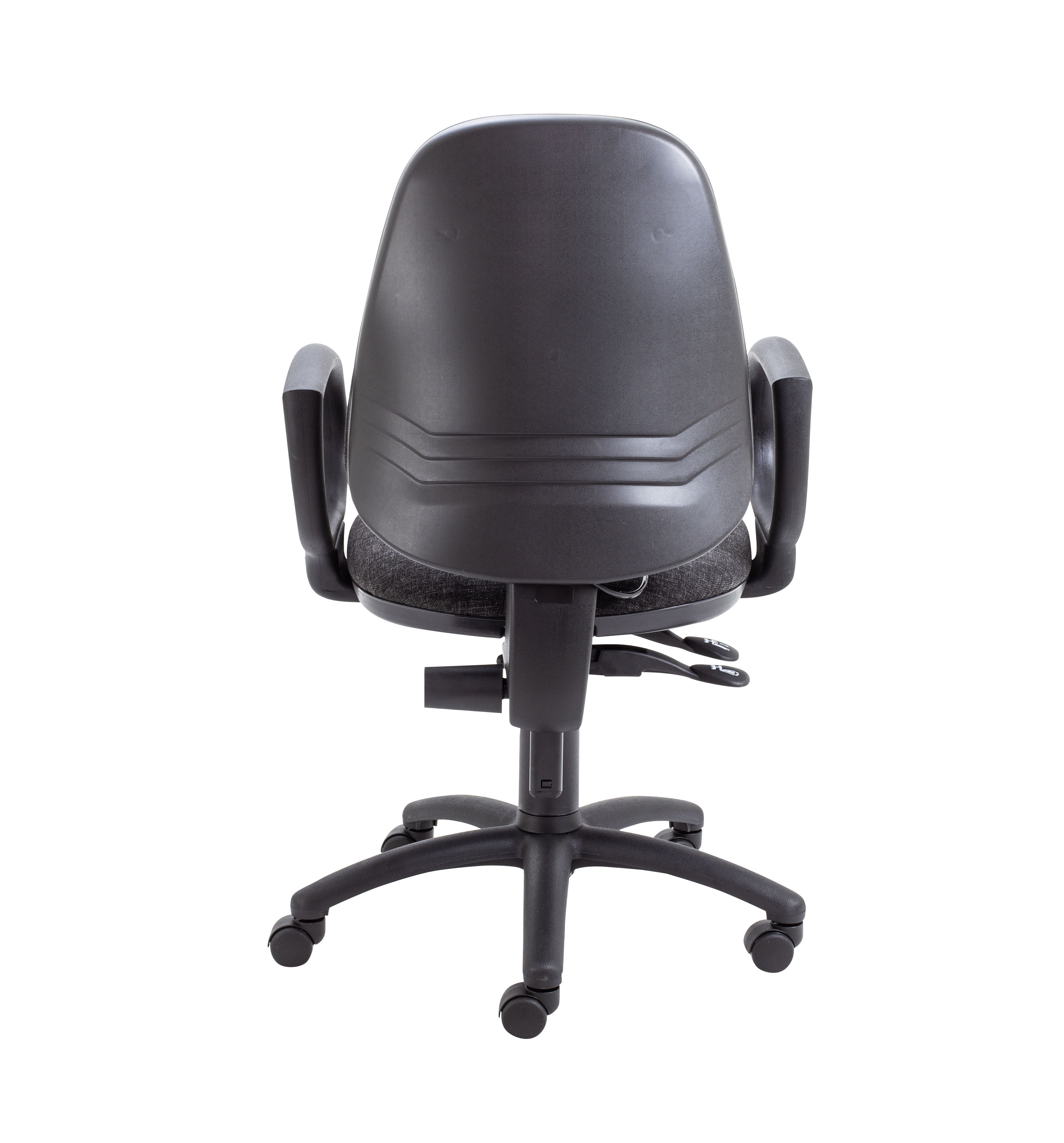 Calypso Ergo 2 Lever Office Chair with Lumbar Pump | Fixed Arms | Charcoal thumbnail 5