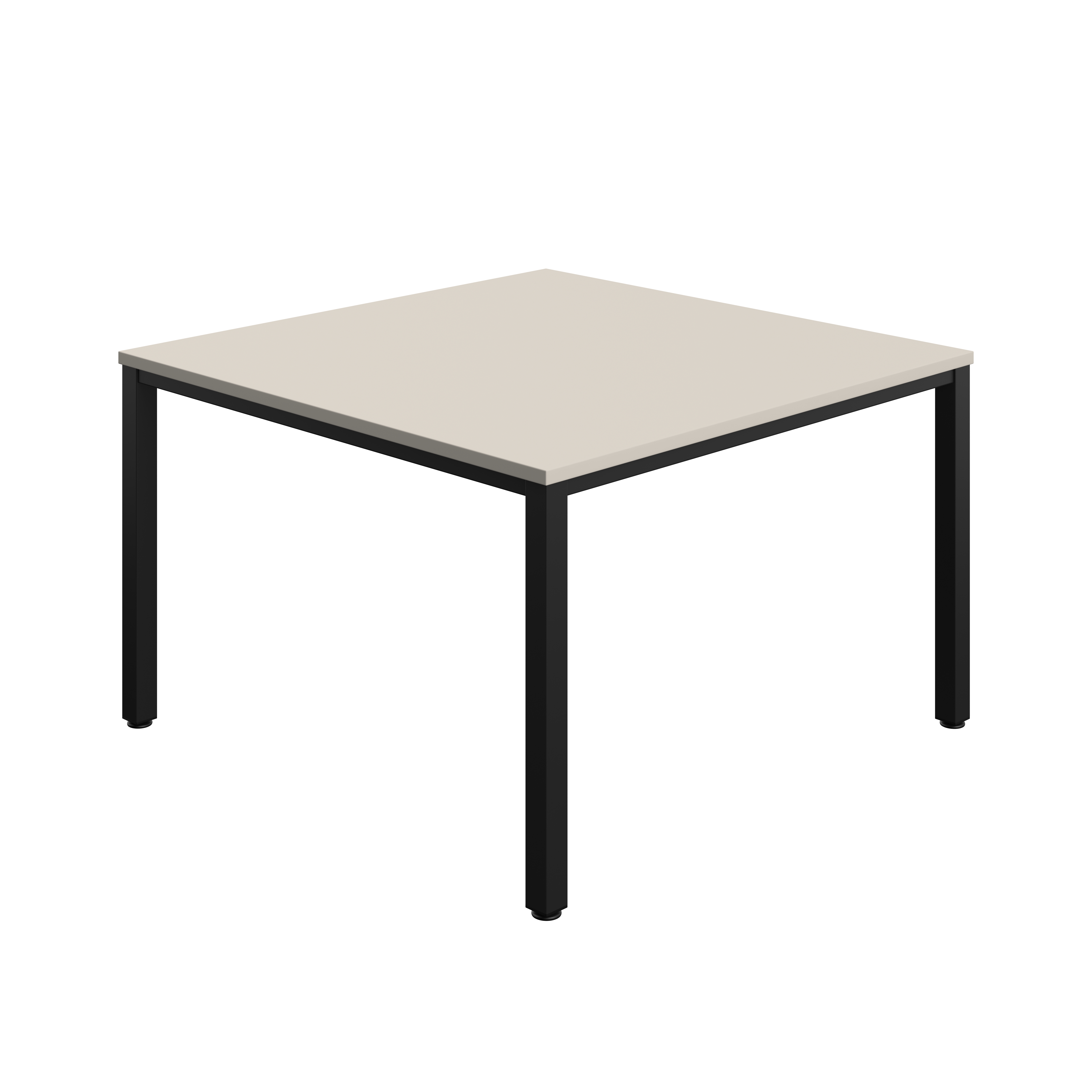 Fraction Infinity Square Meeting Table (FSC) | 1200 X 1200 | Grey/Black