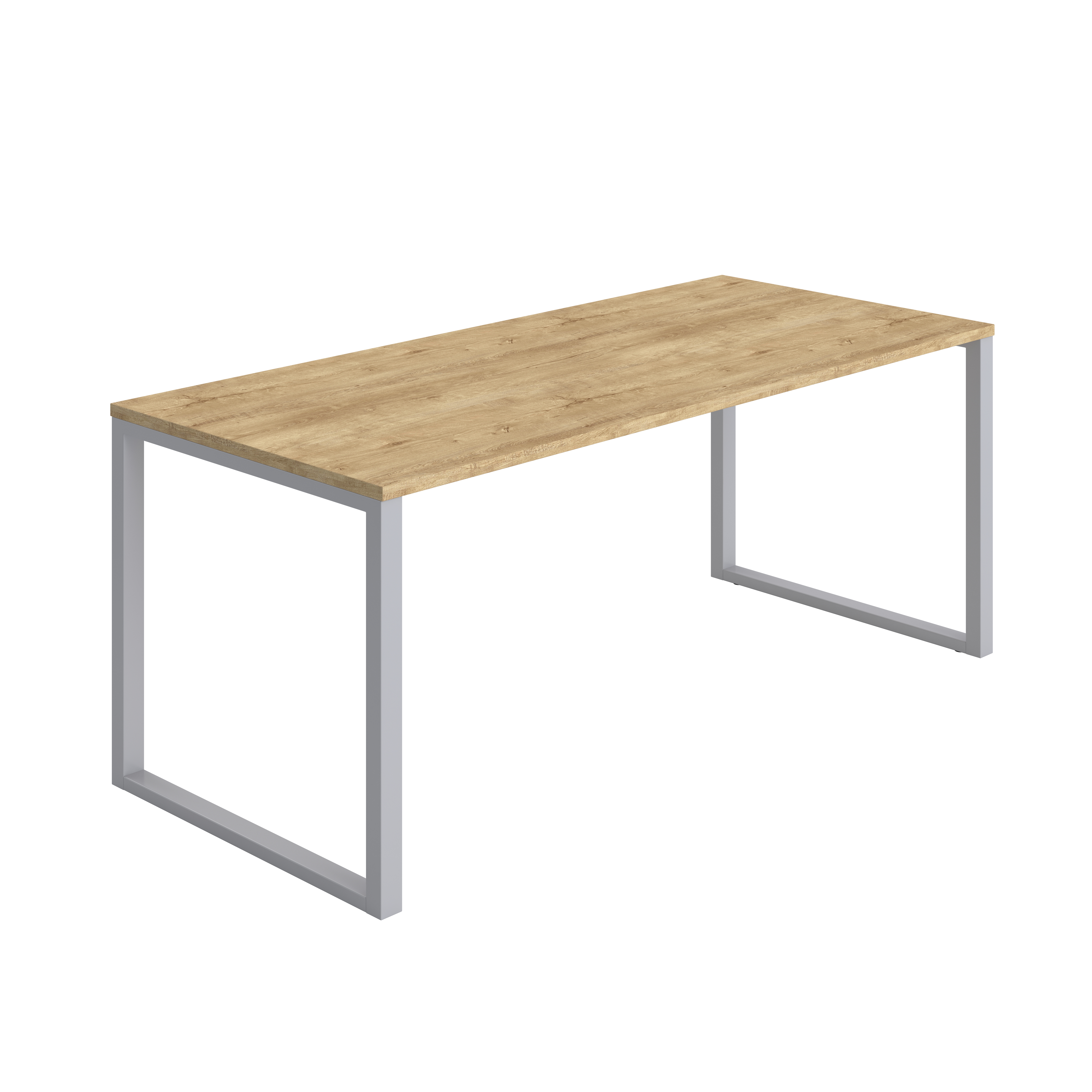 Picnic High Table (FSC) | 1800X800 | Natural Nebraska Oak/Silver