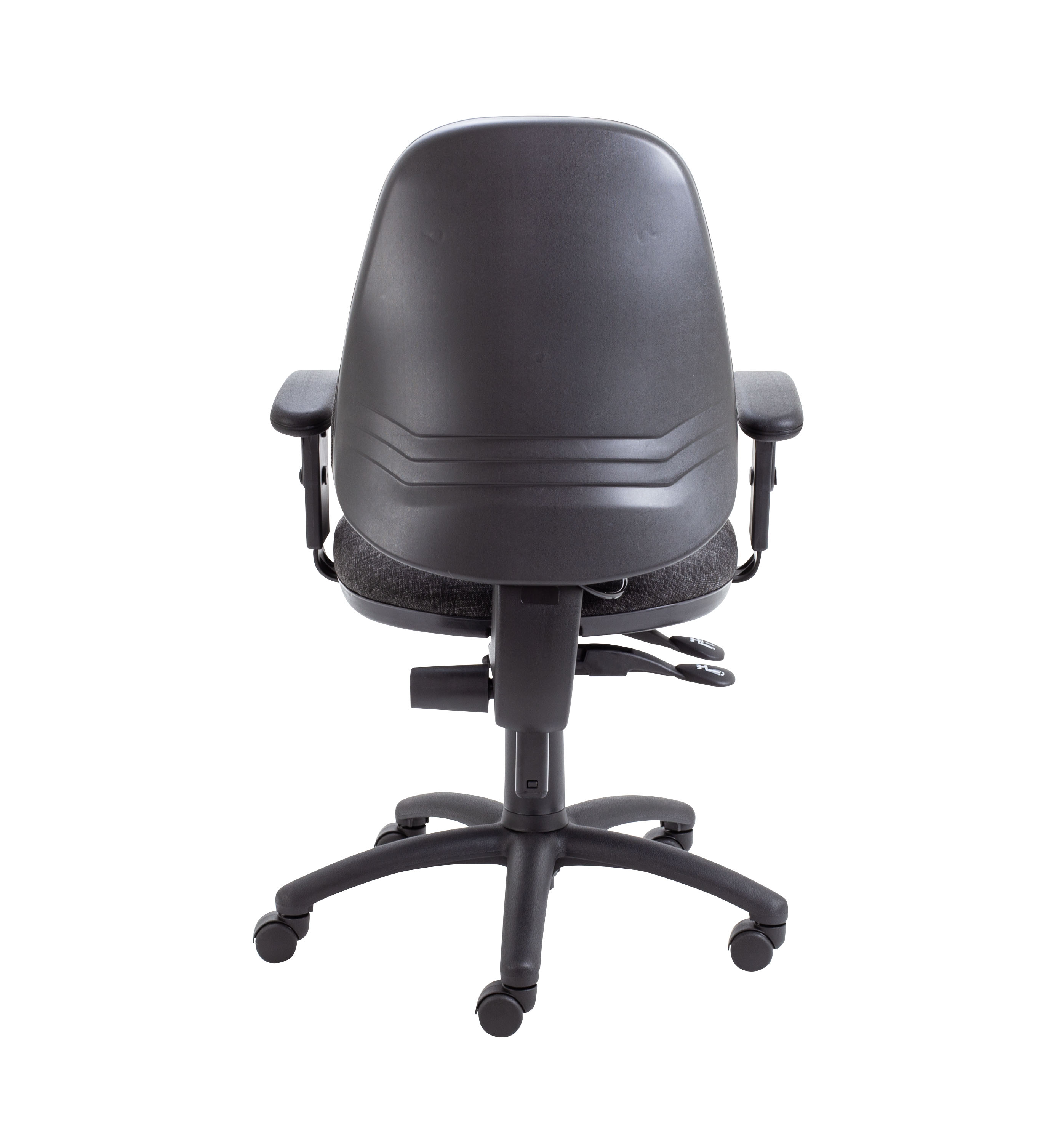 Calypso Ergo 2 Lever Office Chair with Lumbar Pump | Adjustable Arms | Charcoal thumbnail 5