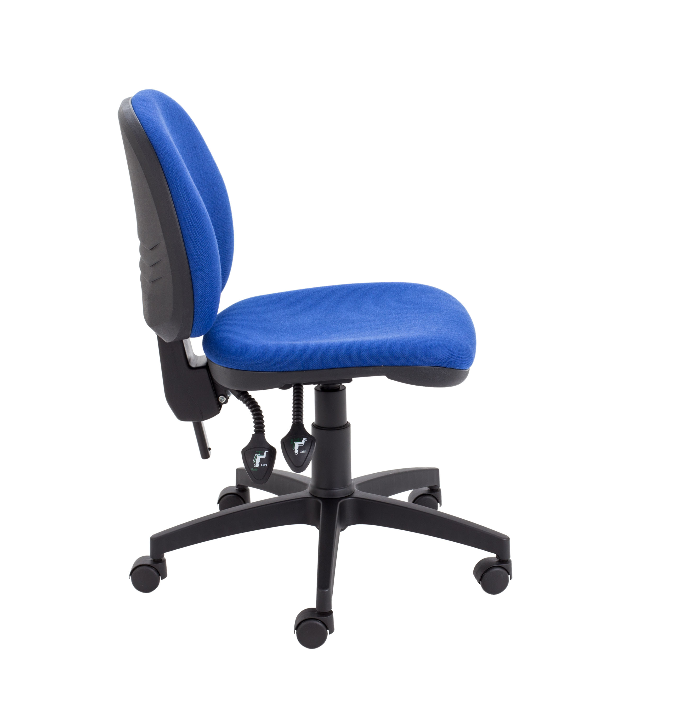 Concept Operator Chair | Mid-Back | No Arms | Royal Blue thumbnail 3