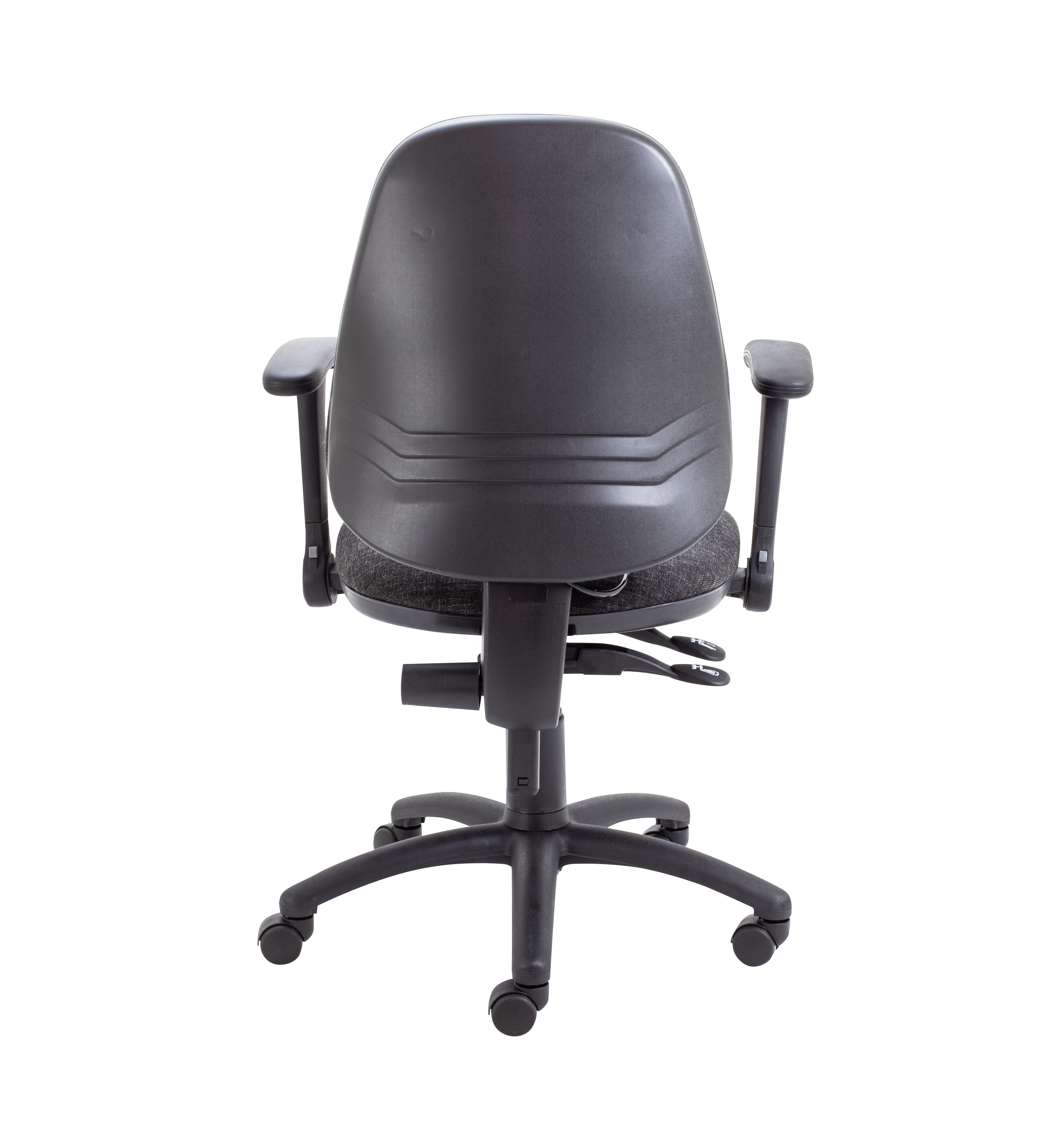 Calypso Ergo 2 Lever Office Chair with Lumbar Pump | Folding Arms | Charcoal thumbnail 5