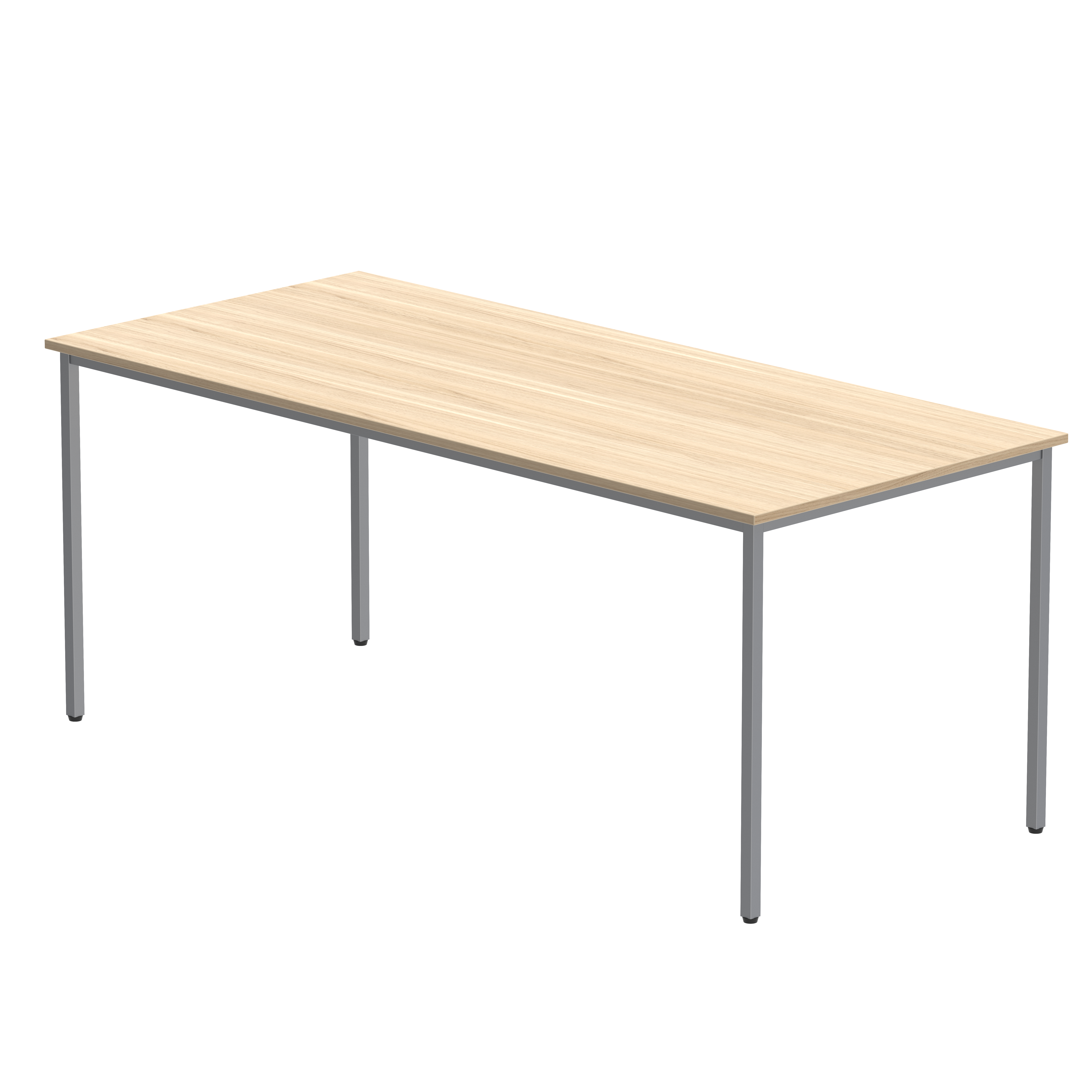Office Rectangular Multi-Use Table (FSC) | 1800X800 | Canadian Oak/Silver thumbnail 2
