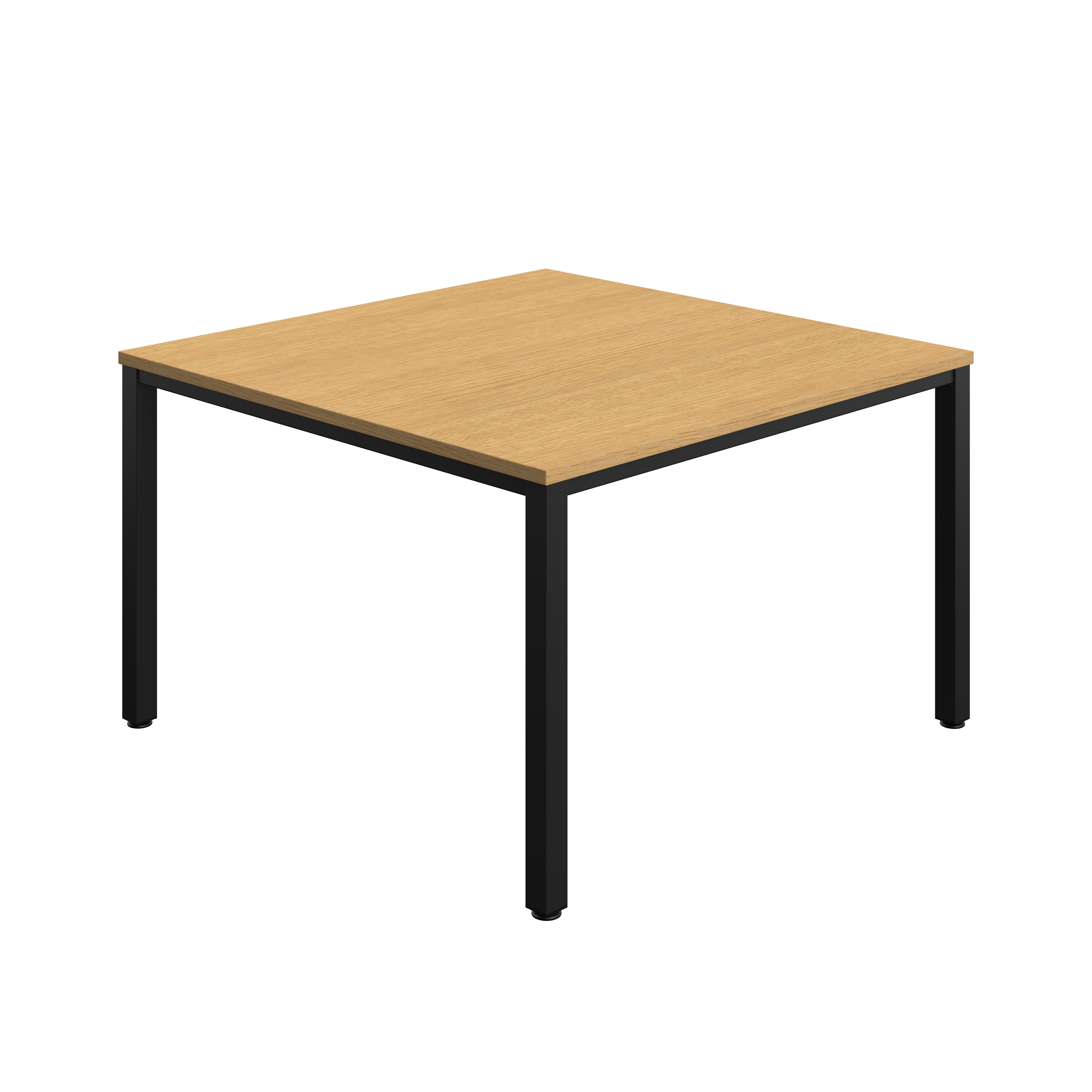 Fraction Infinity Square Meeting Table (FSC) | 1200 X 1200 | Sorano Oak/Black