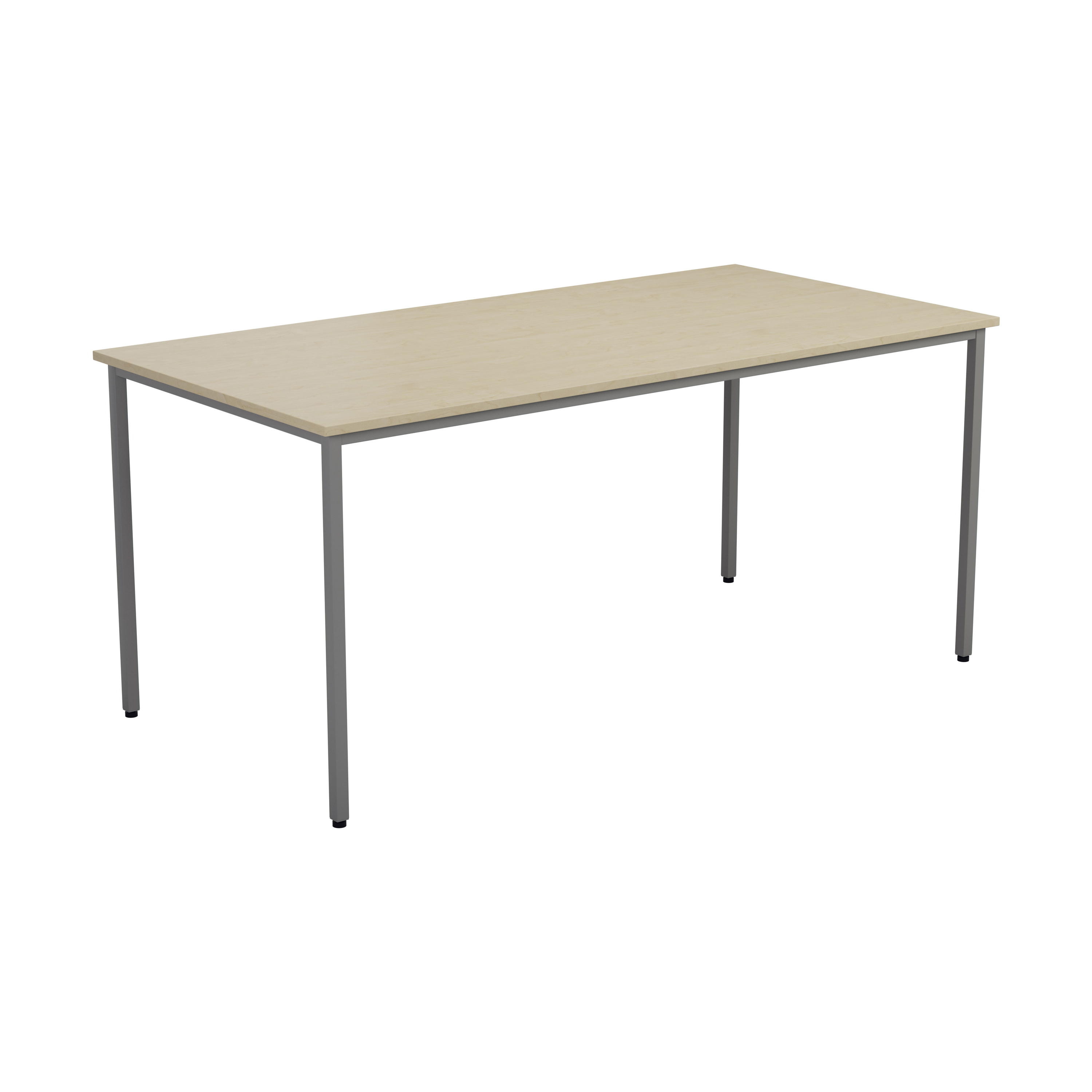 Rectangular Multipurpose Table | 1200 X 800 |Maple/Silver