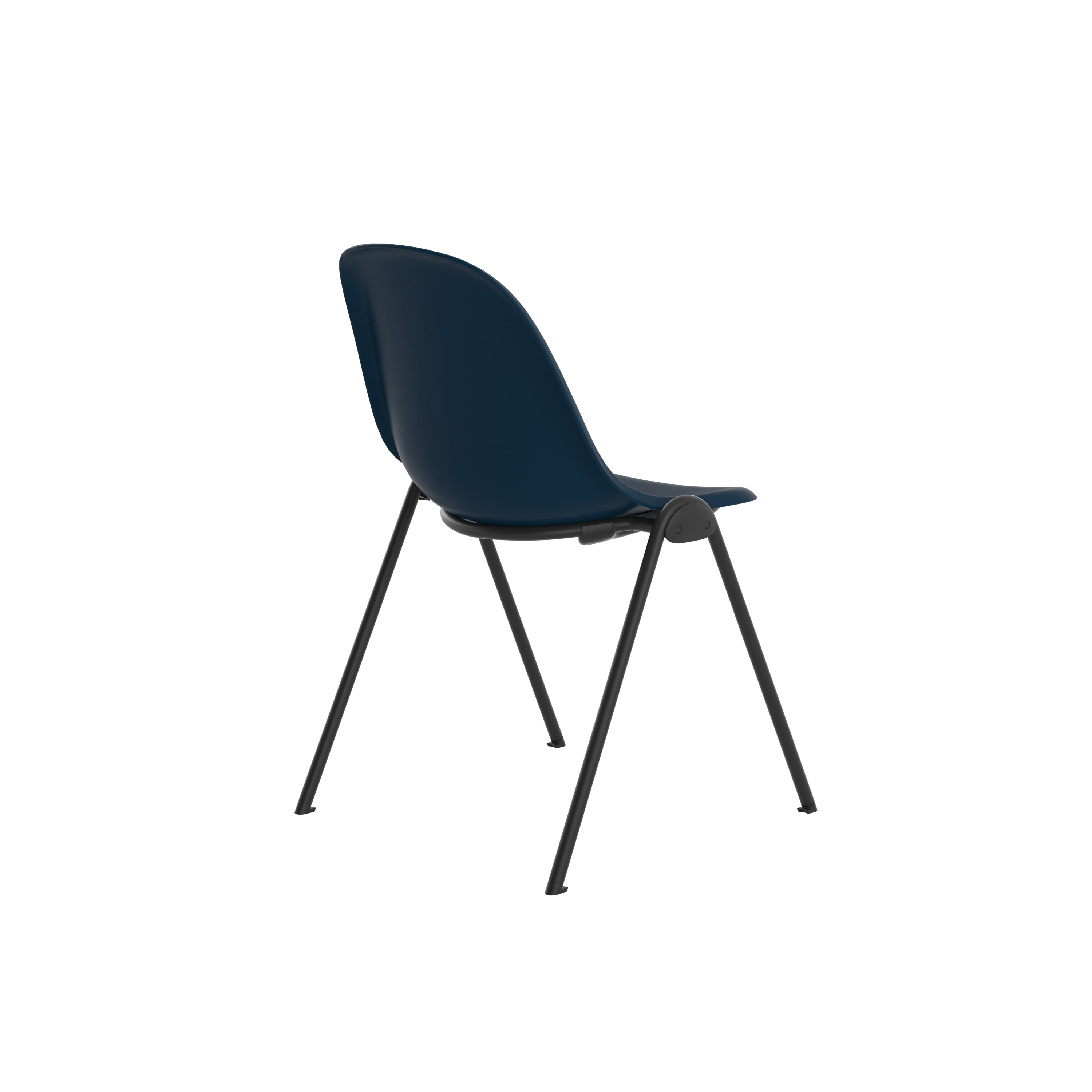 Lizzie 4 Leg Chair | Blue thumbnail 4