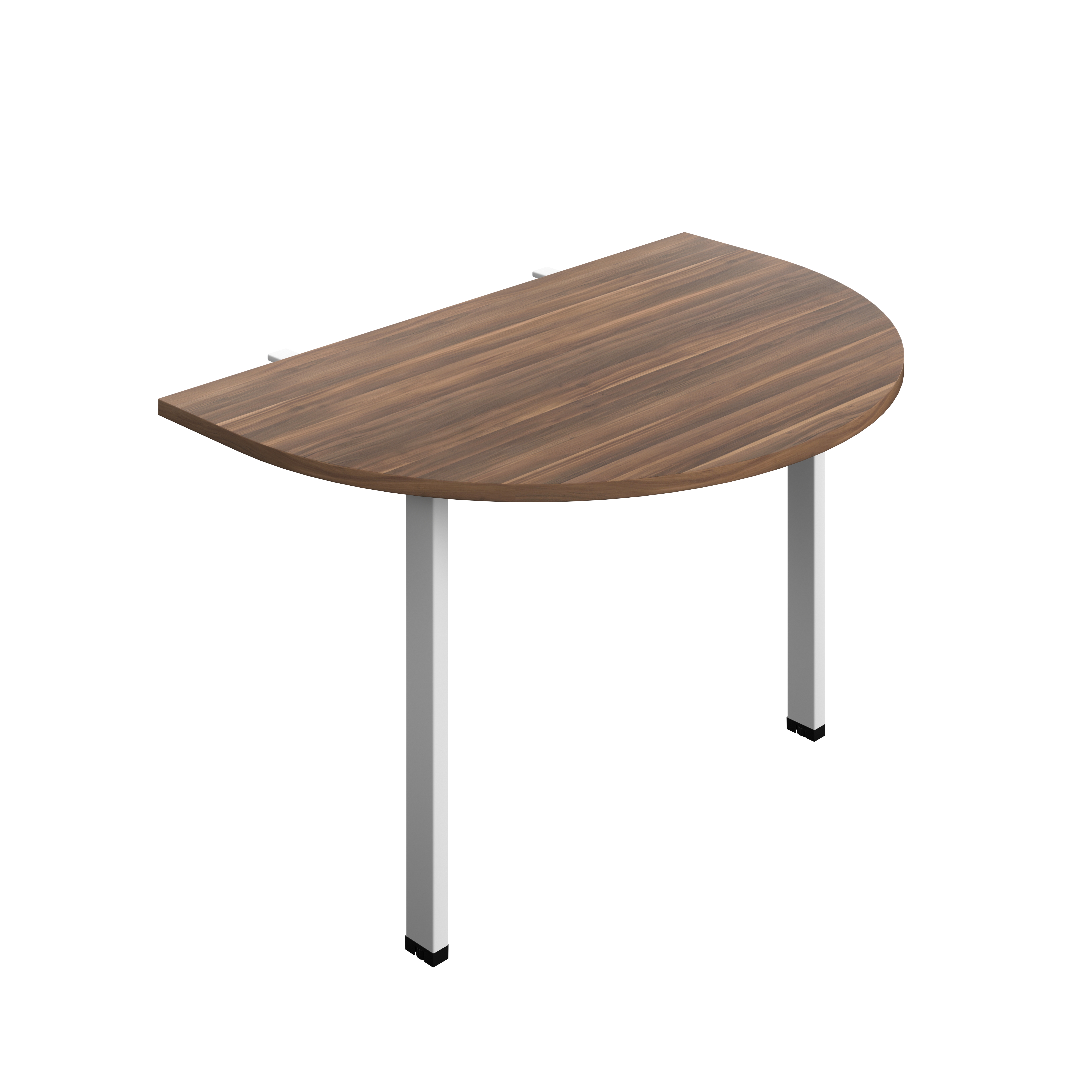 Synergy Screen Depth D-End Single Person Bench : Goal Post Leg : 1200 | 800 | Dark Walnut/White