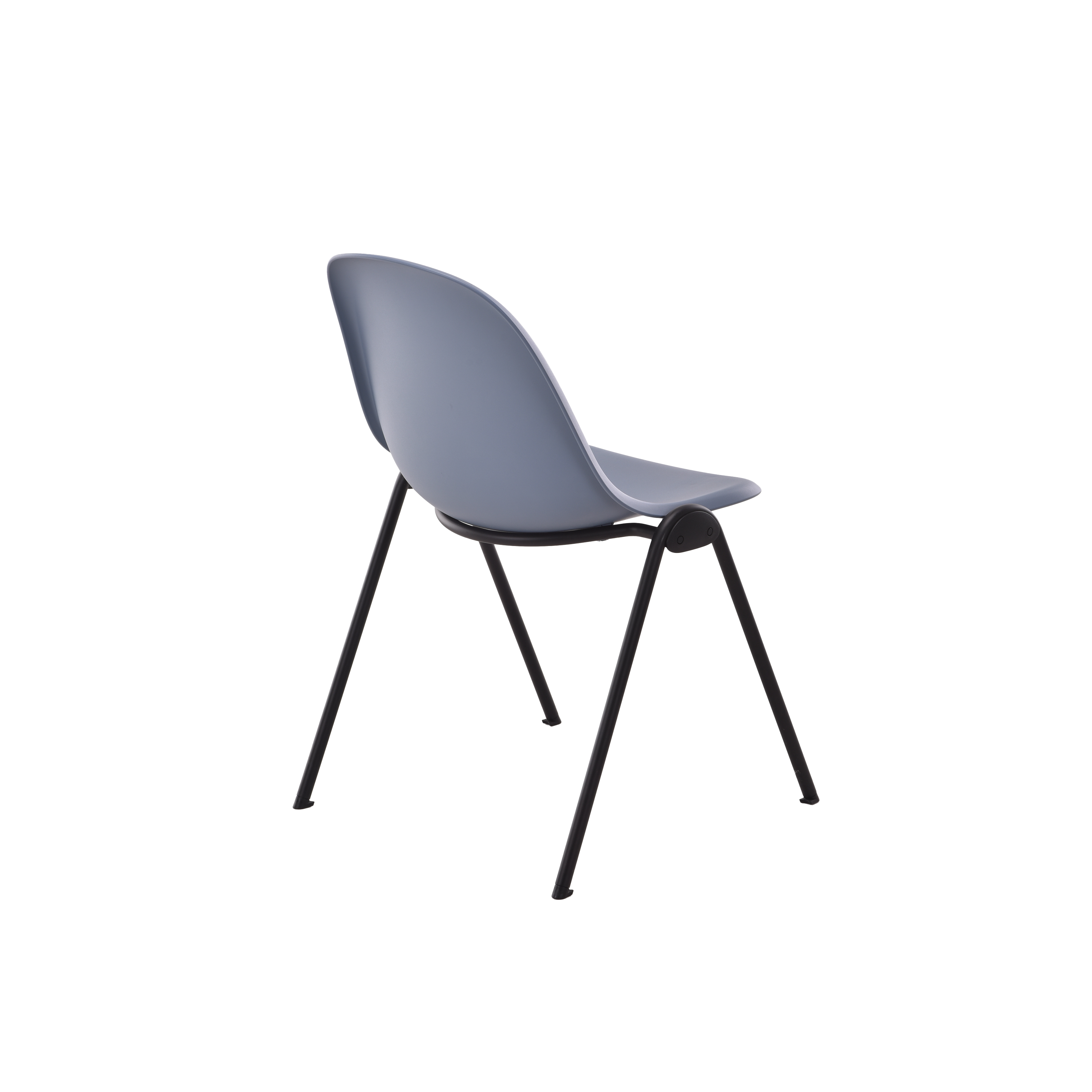 Lizzie 4 Leg Chair | Steel Blue thumbnail 4