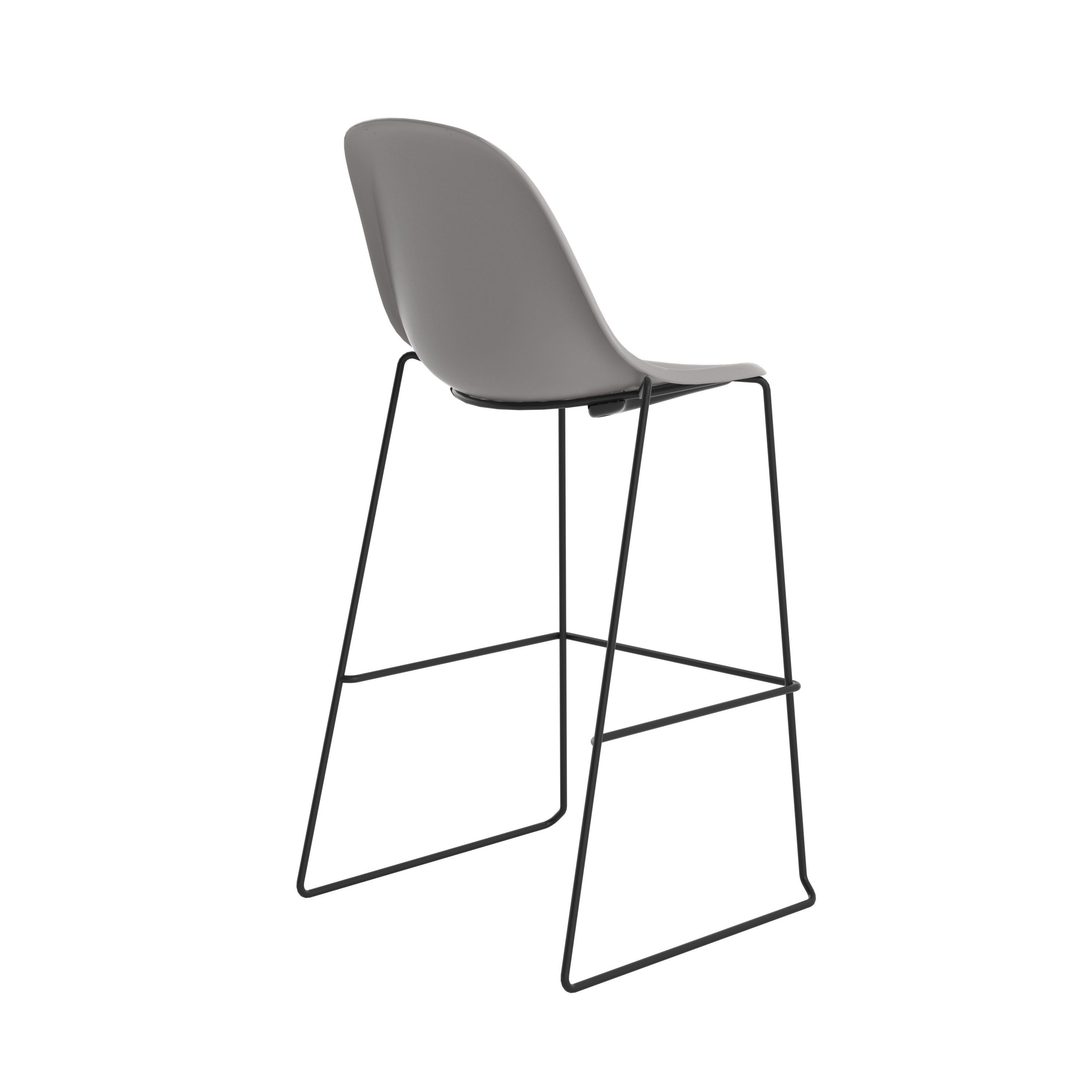 Lizzie High Stool | Grey thumbnail 4