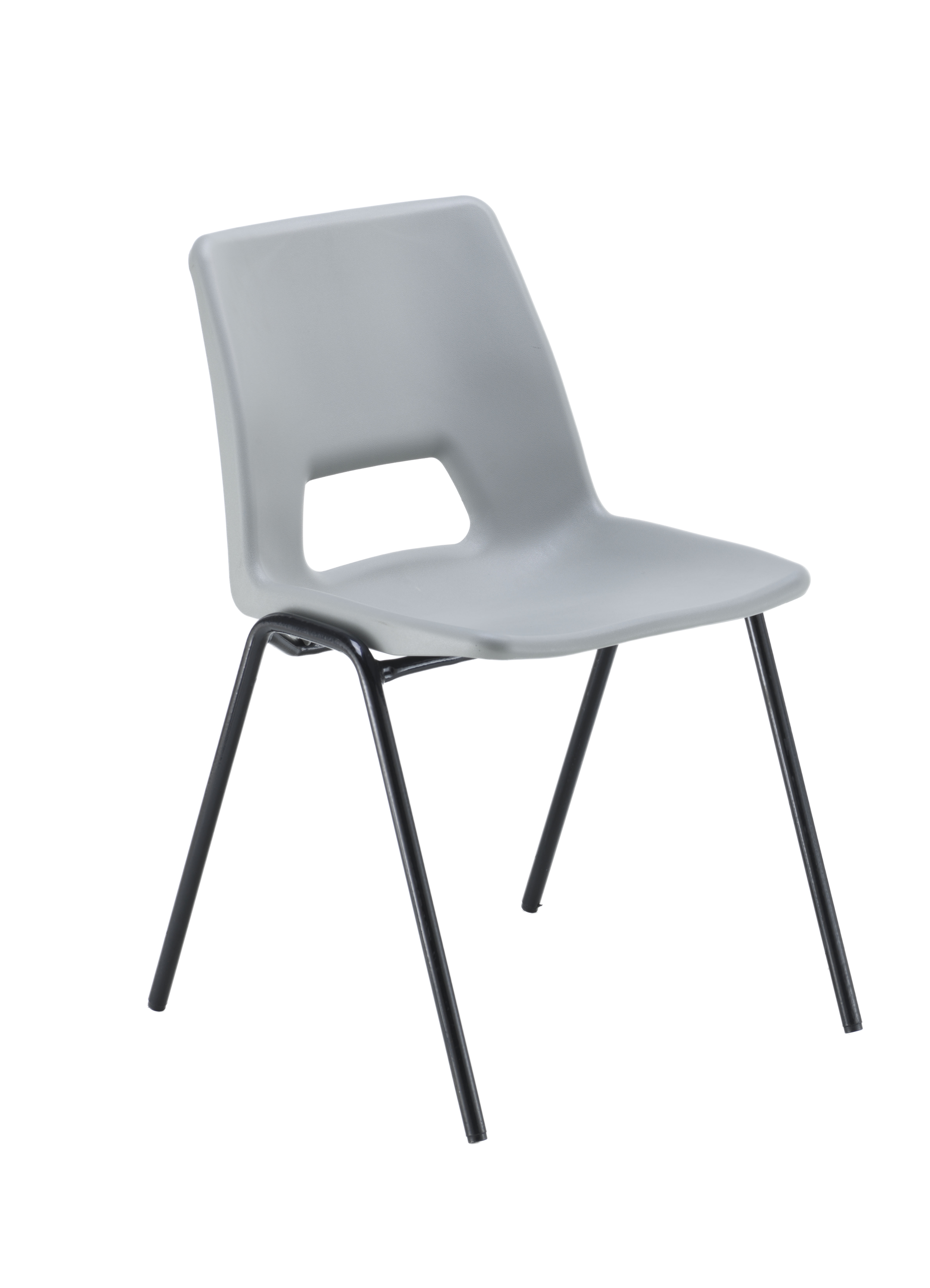 Economy Polypropylene Chair | Grey thumbnail 2