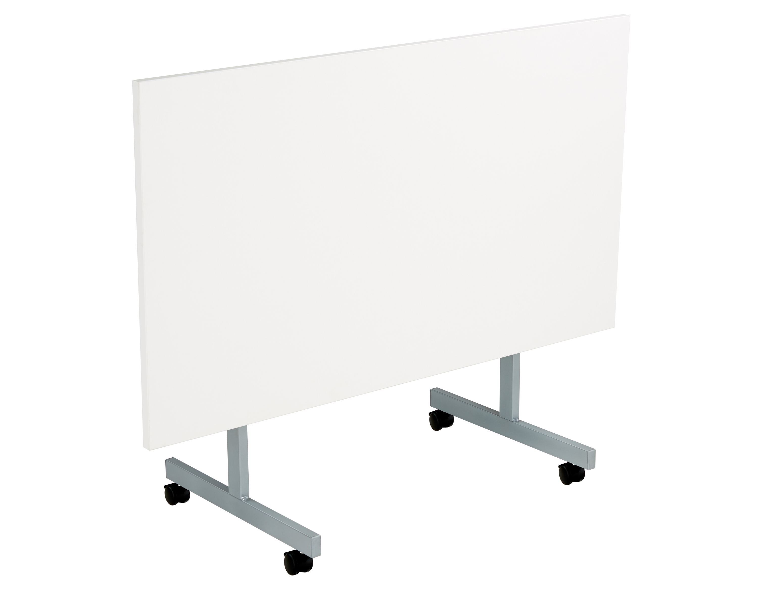 One Eighty Rectangular Tilting Table (FSC) | 1400 X 800 | White/Silver thumbnail 2