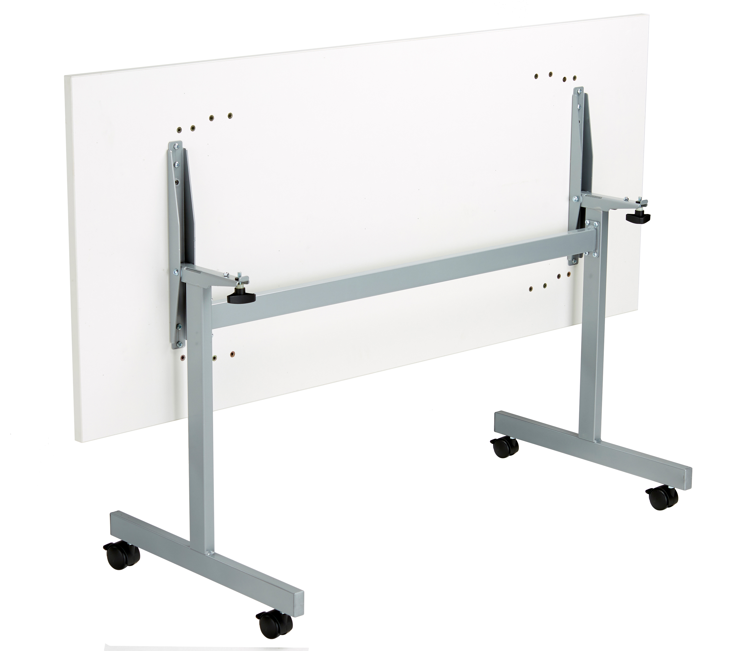 One Eighty Rectangular Tilting Table (FSC) | 1600 X 700 | White/Silver thumbnail 4