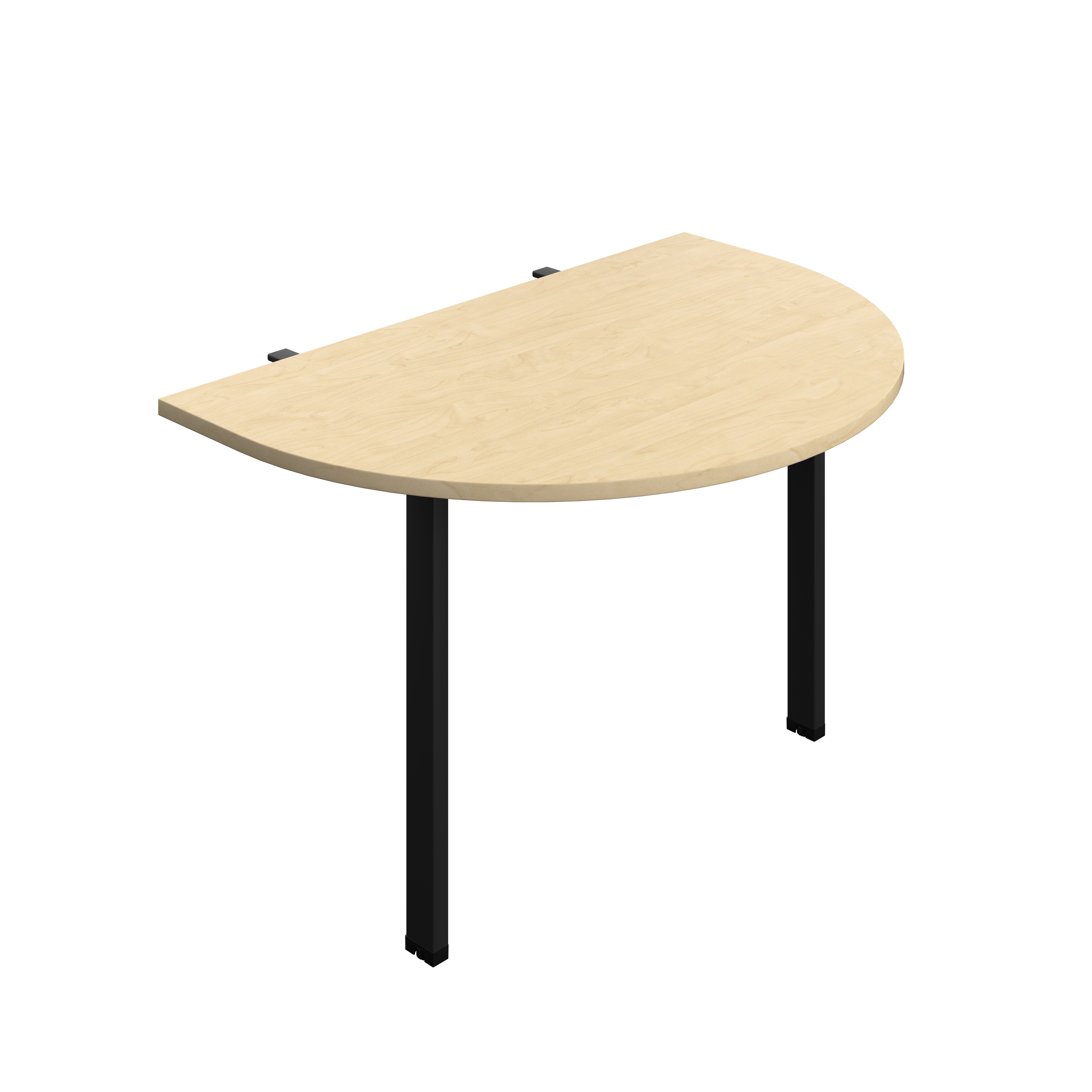 Synergy Screen Depth D-End Single Person Bench : Goal Post Leg : 1200 | 800 | Maple/Black