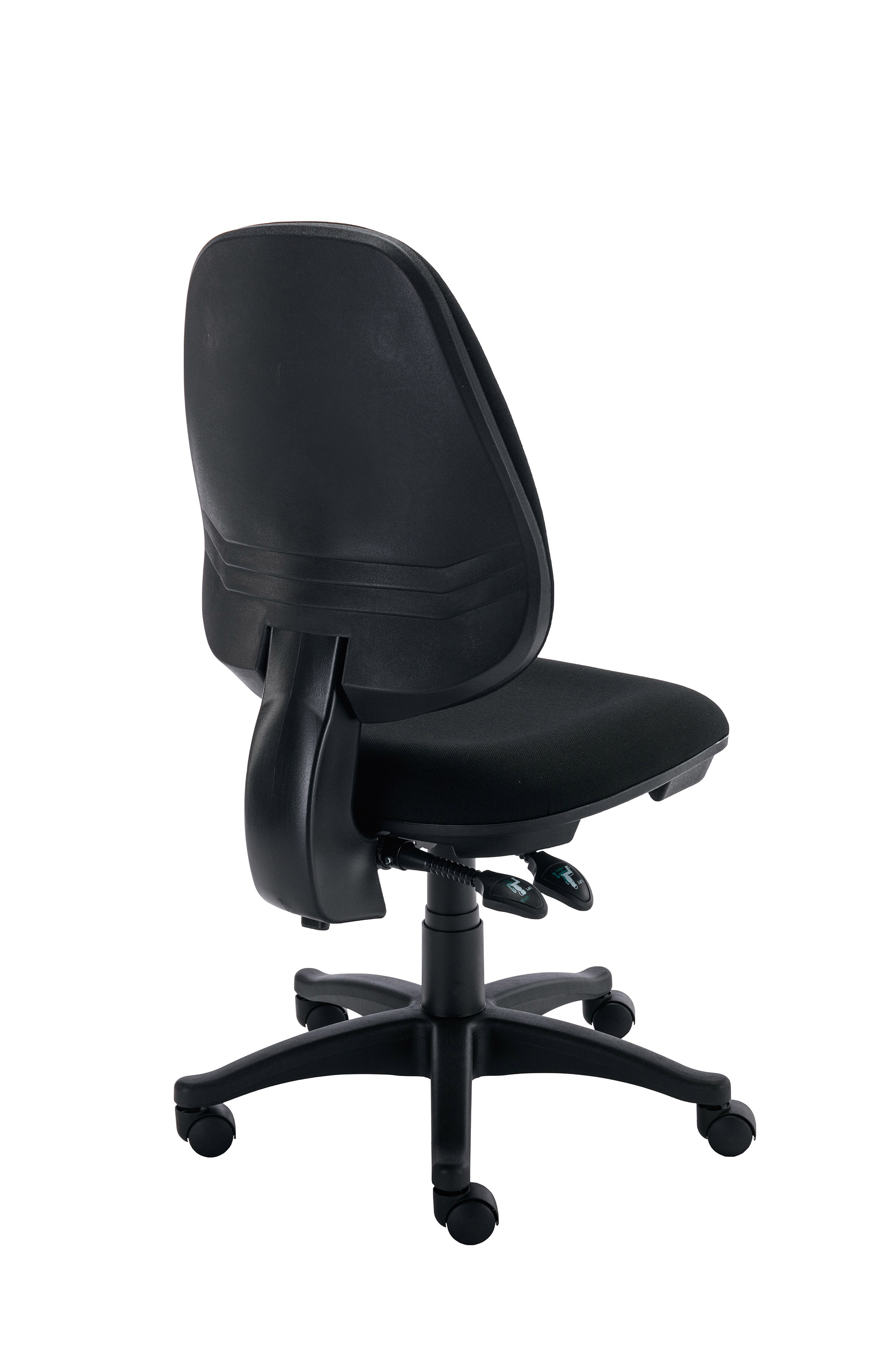 Versi 2 Lever Operator Chair | No Arms | Black thumbnail 4
