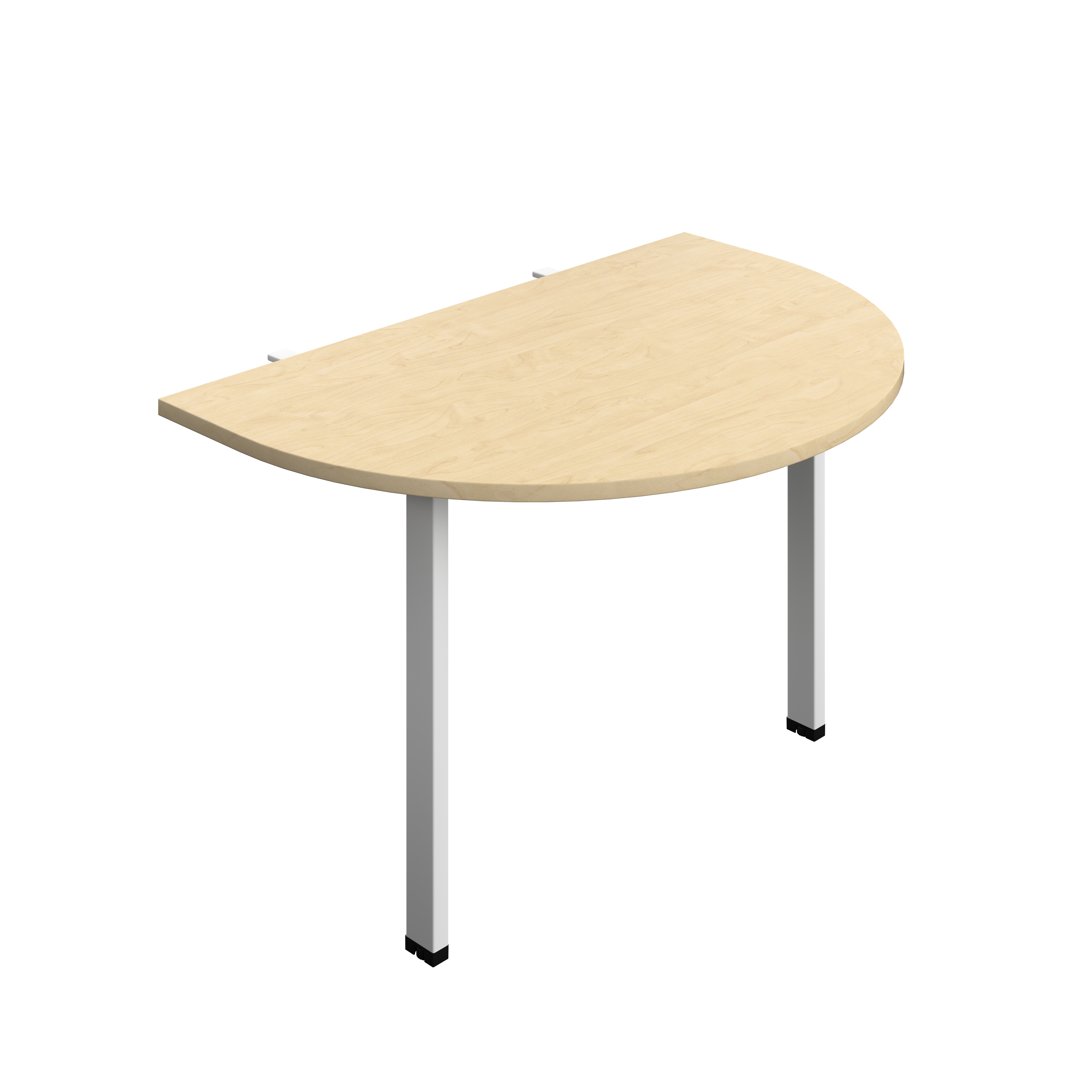 Synergy Screen Depth D-End Single Person Bench : Goal Post Leg : 1200 | 800 | Maple/White
