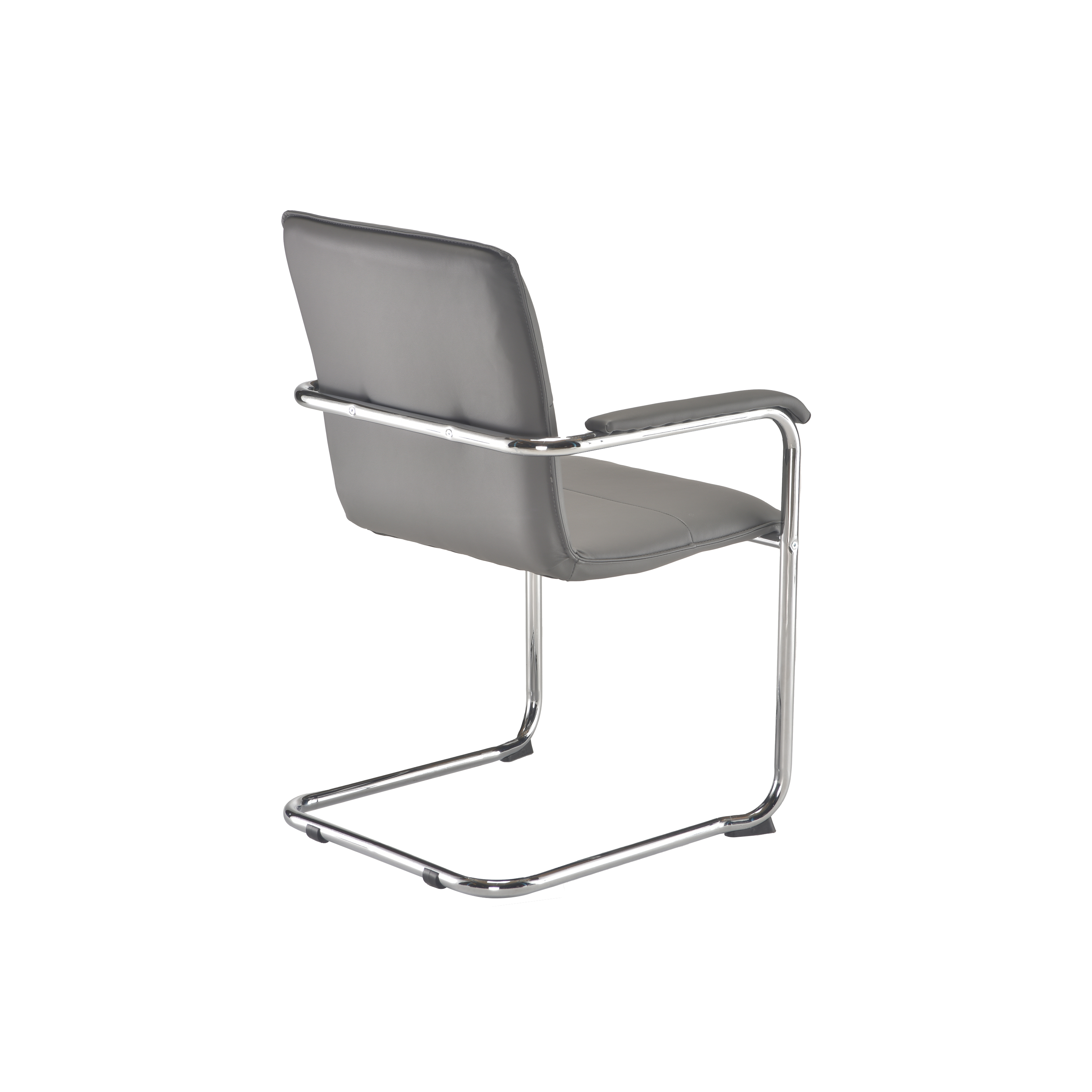 Pavia Visitor Chair | Grey Pu thumbnail 4