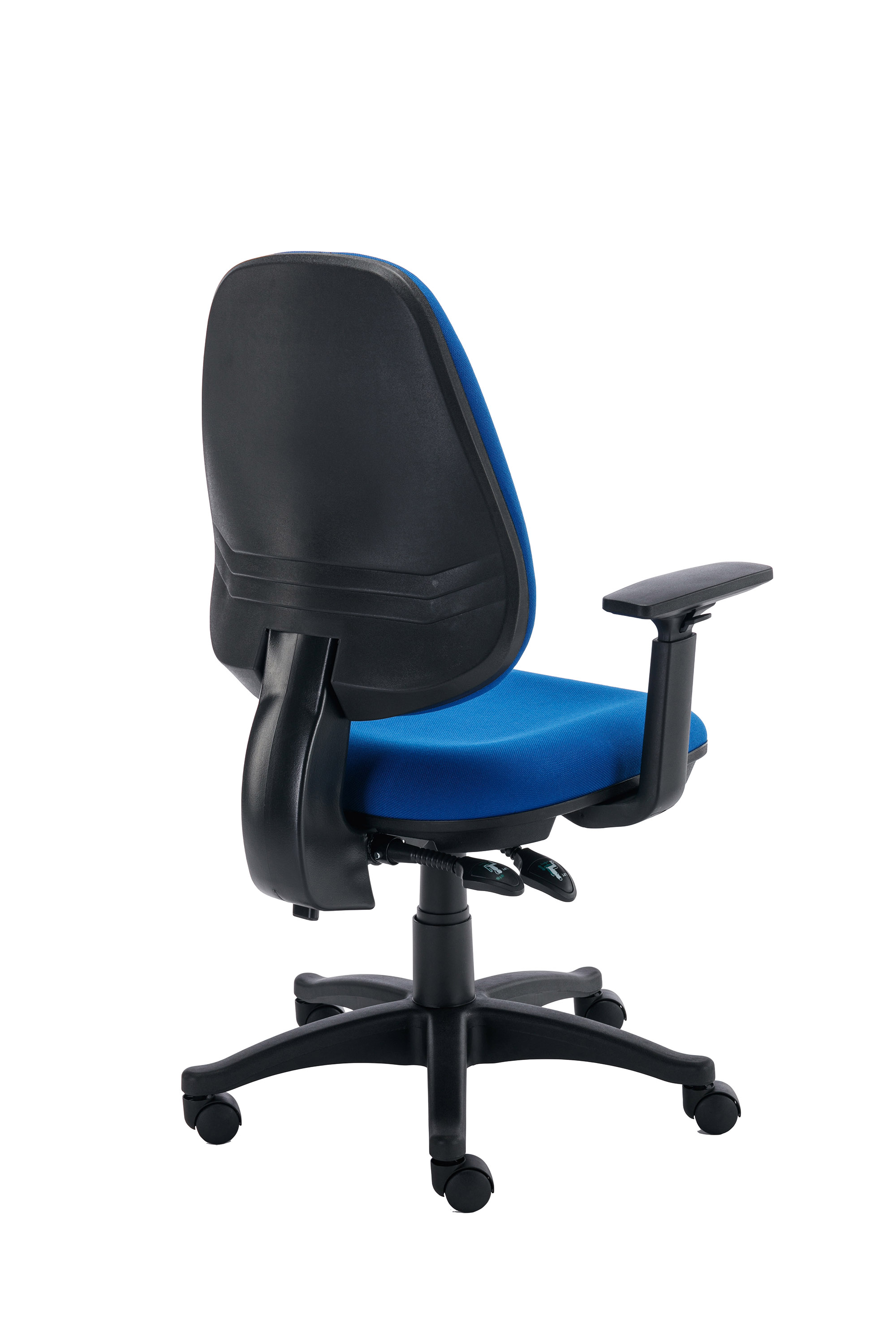 Versi 2 Lever Operator Chair | Adjustable Arms | Royal Blue thumbnail 4