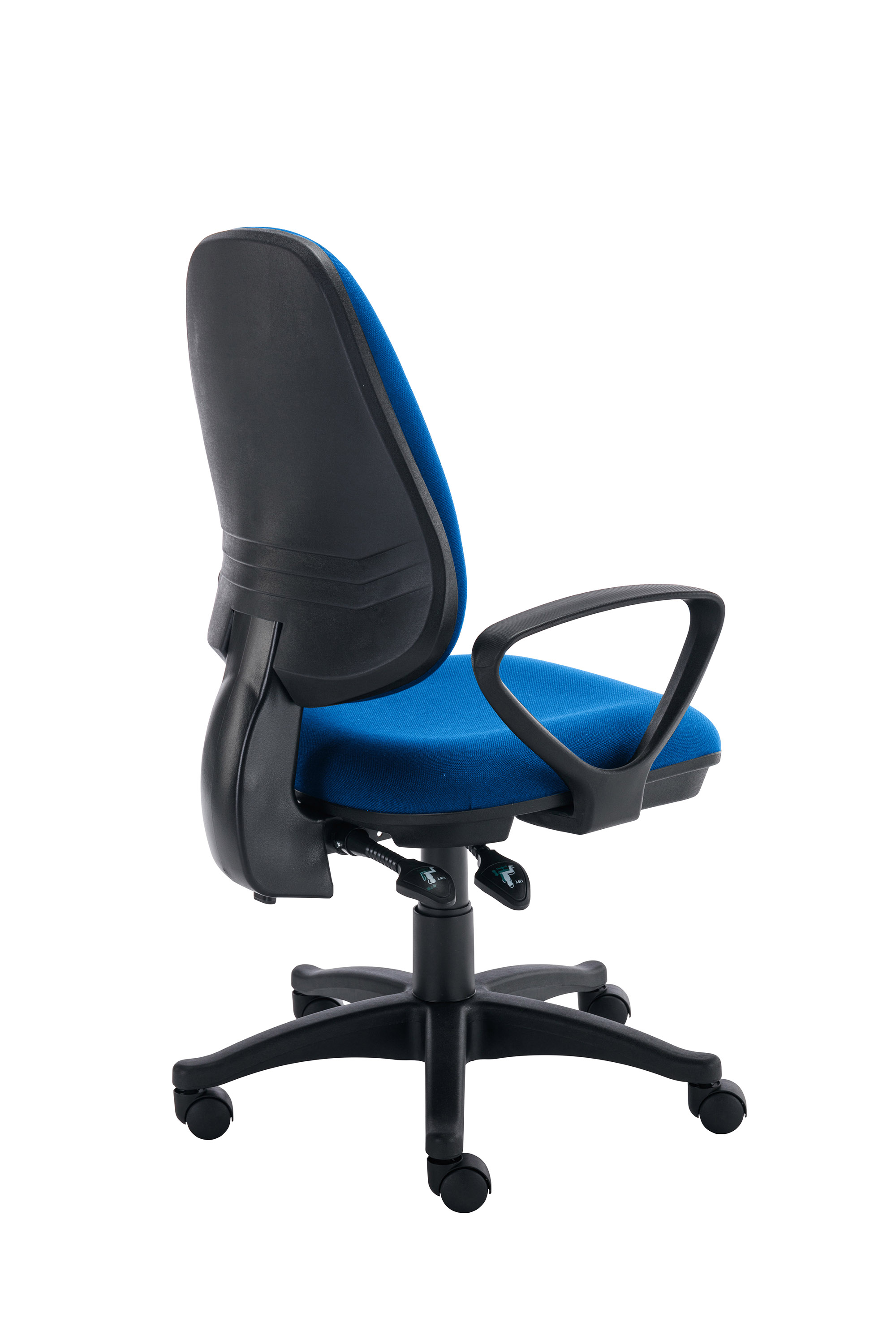 Versi 2 Lever Operator Chair | Fixed Arms | Royal Blue thumbnail 4