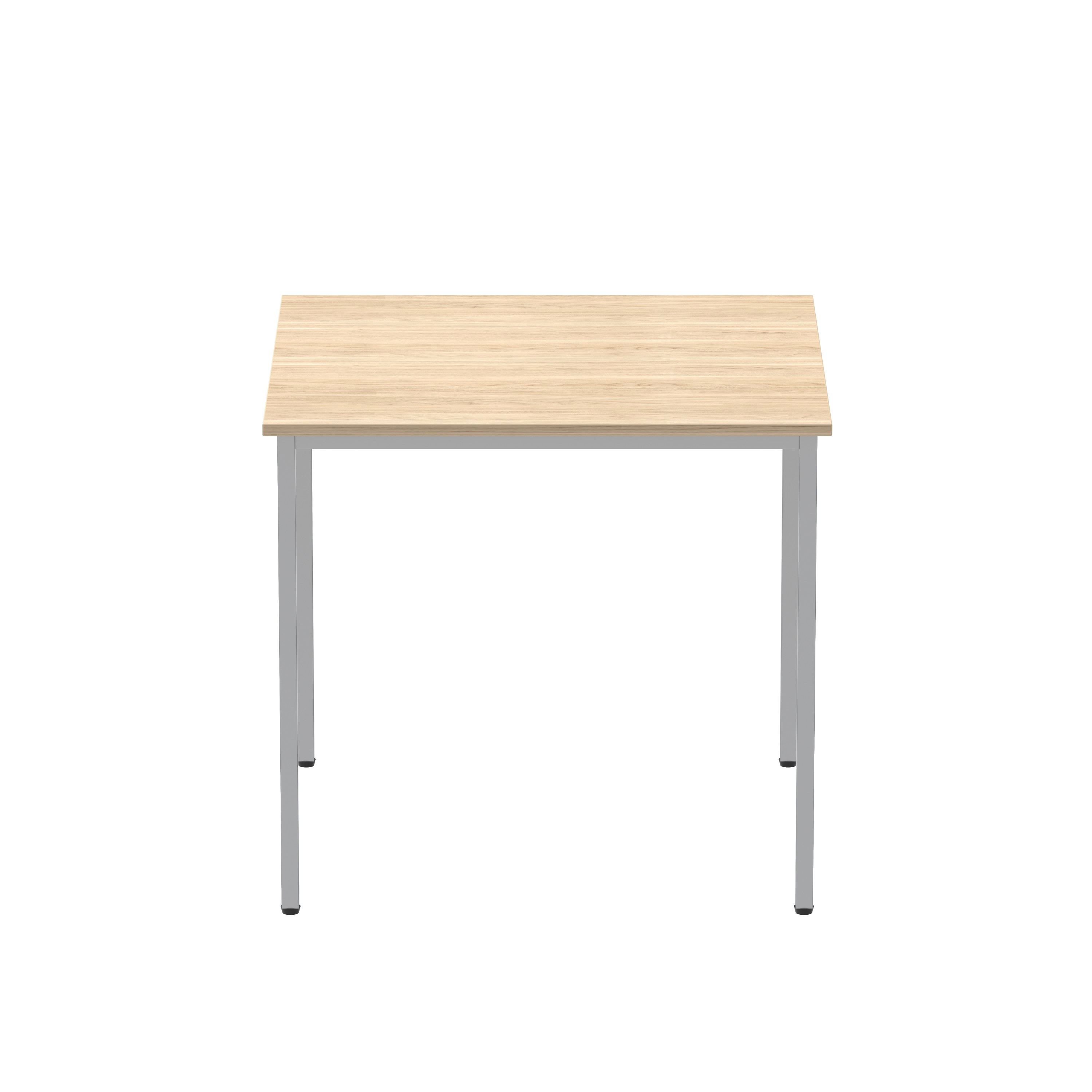 Office Rectangular Multi-Use Table (FSC) | 800X800 | Canadian Oak/Silver thumbnail 3