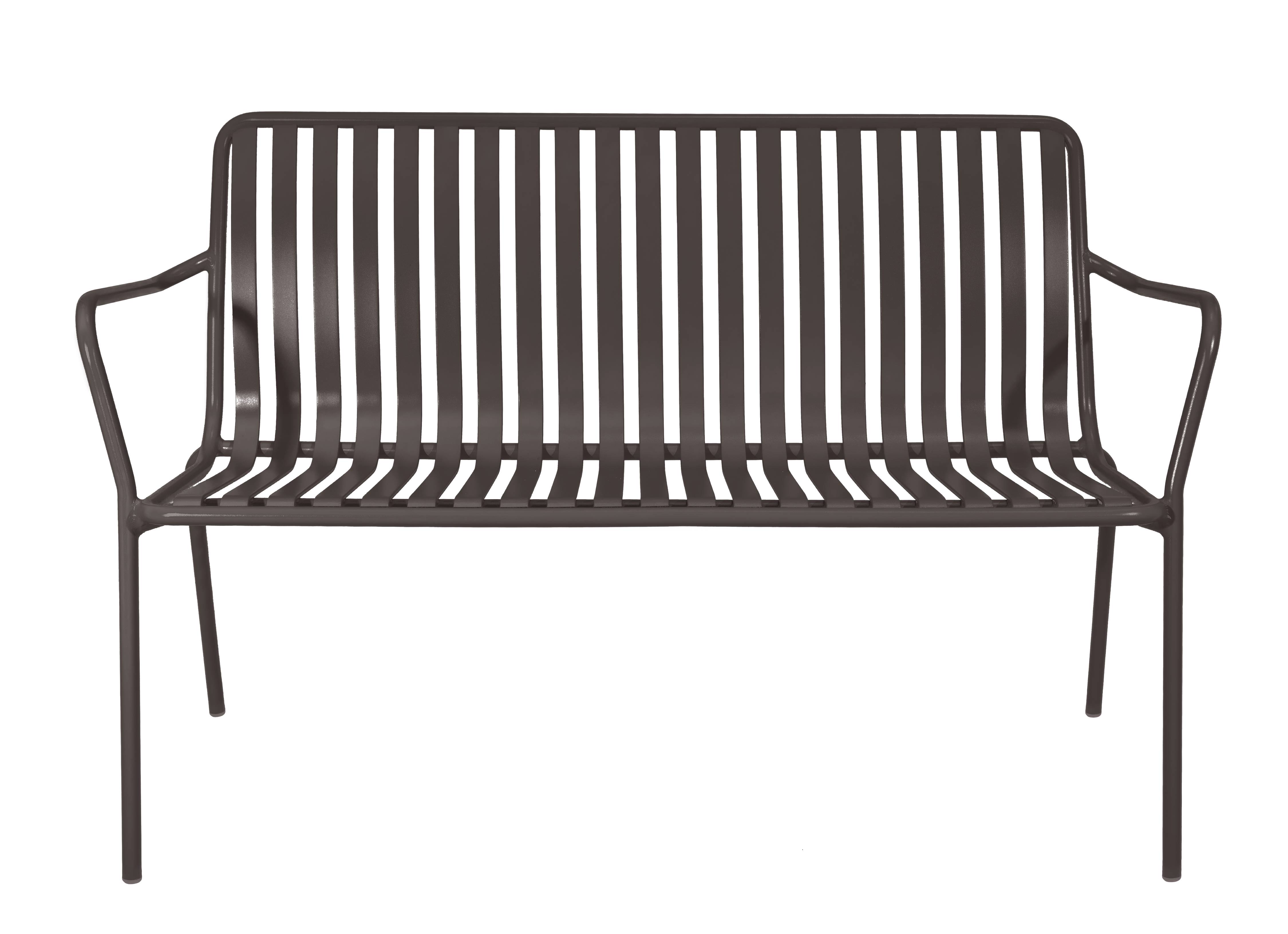Breeze Aluminium 2 Seater Armchair Bench | Standard | Charcoal thumbnail 2