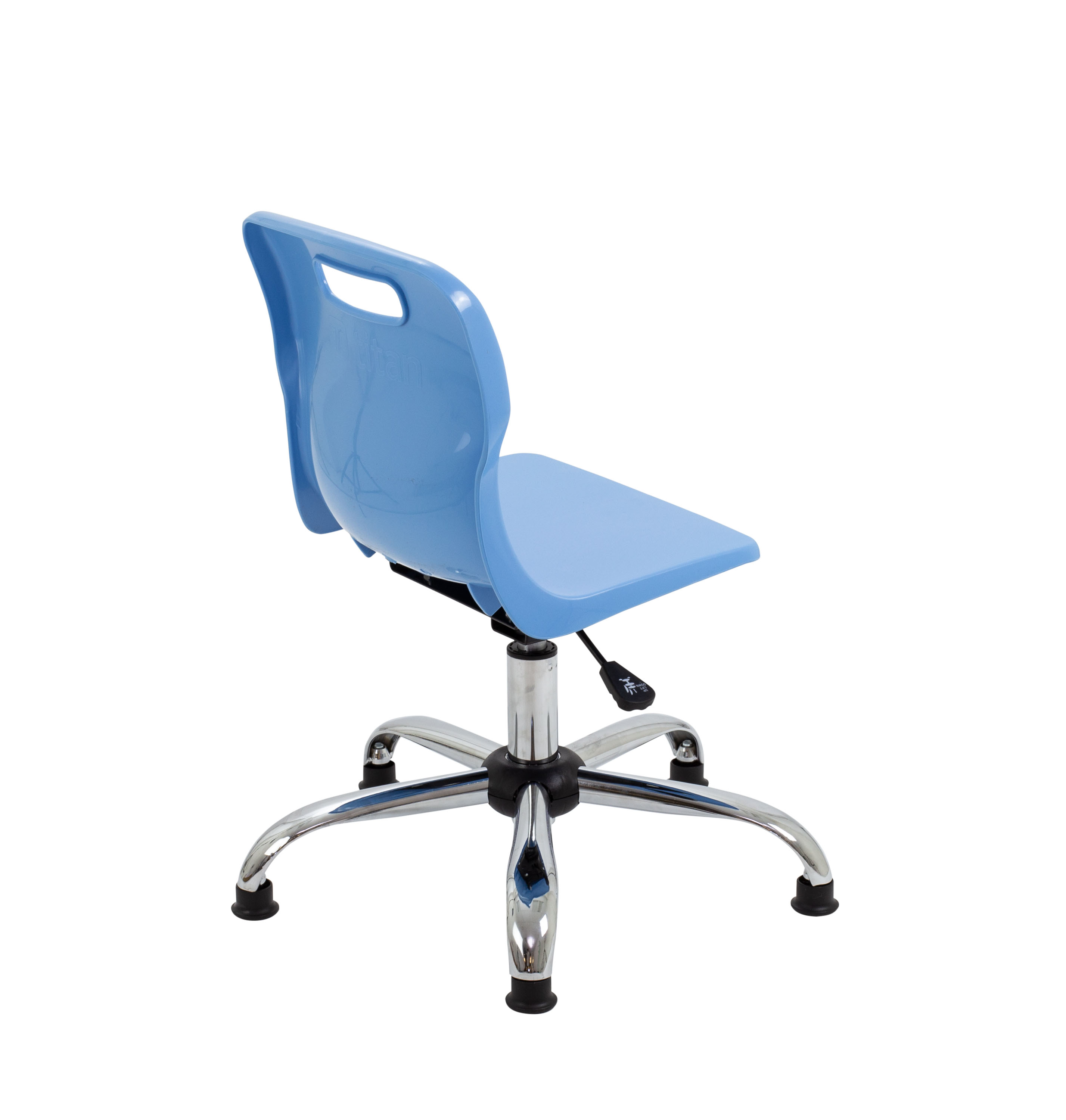 Titan Swivel Junior Chair with Plastic Base and Glides thumbnail 4
