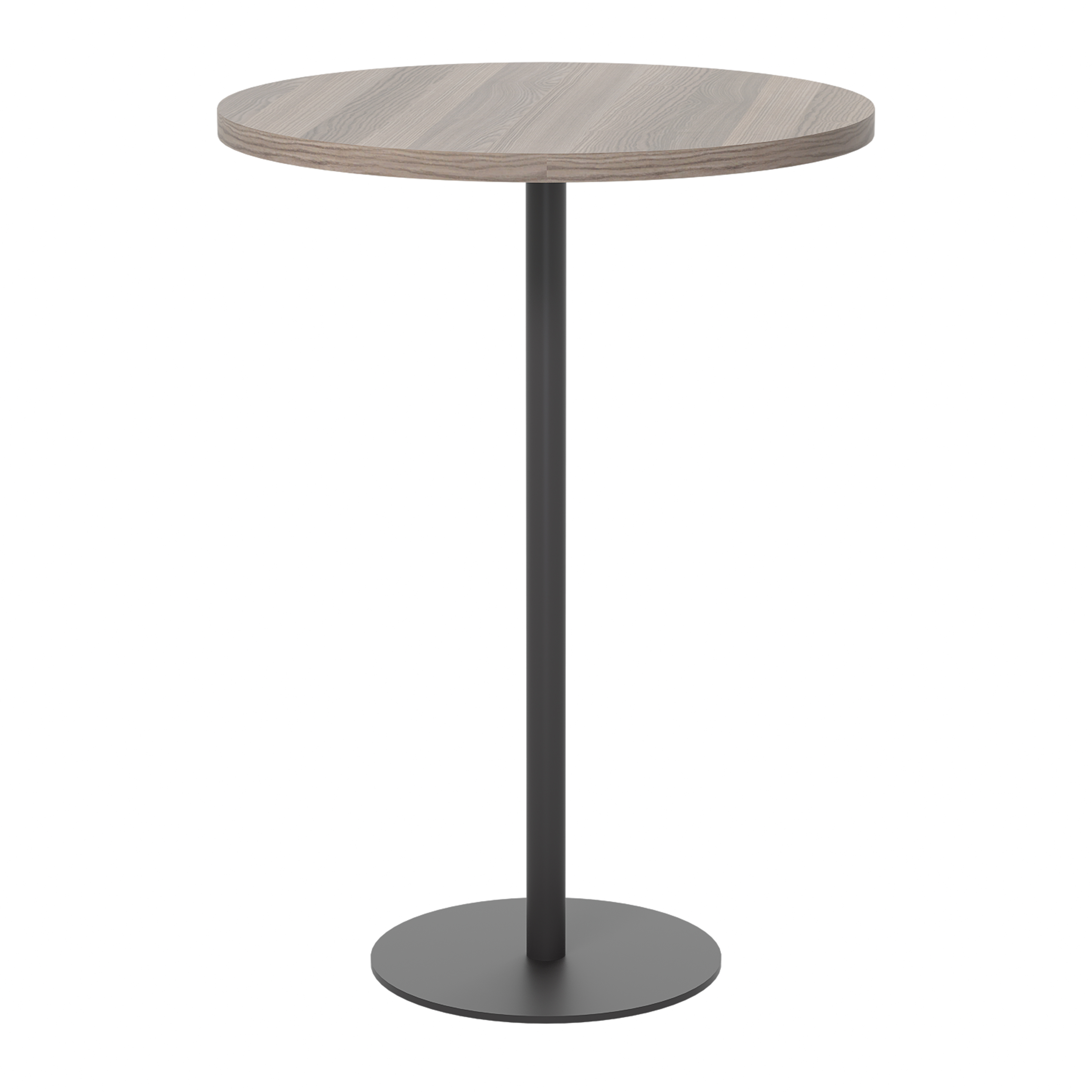 Contract Table High (FSC) | 800mm | Grey Oak/Black thumbnail 3
