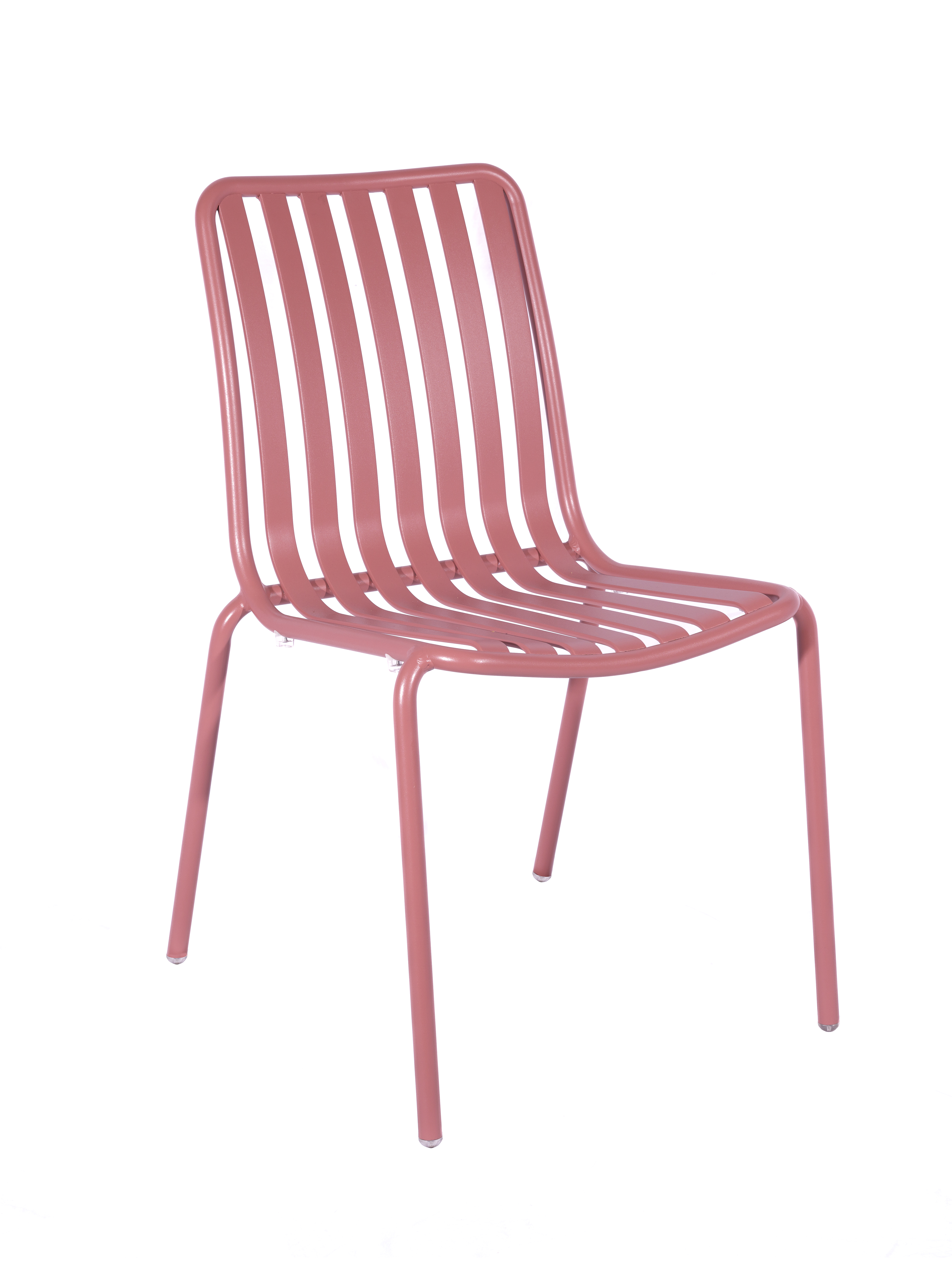 Breeze Aluminium Side Chair | Brick Dust
