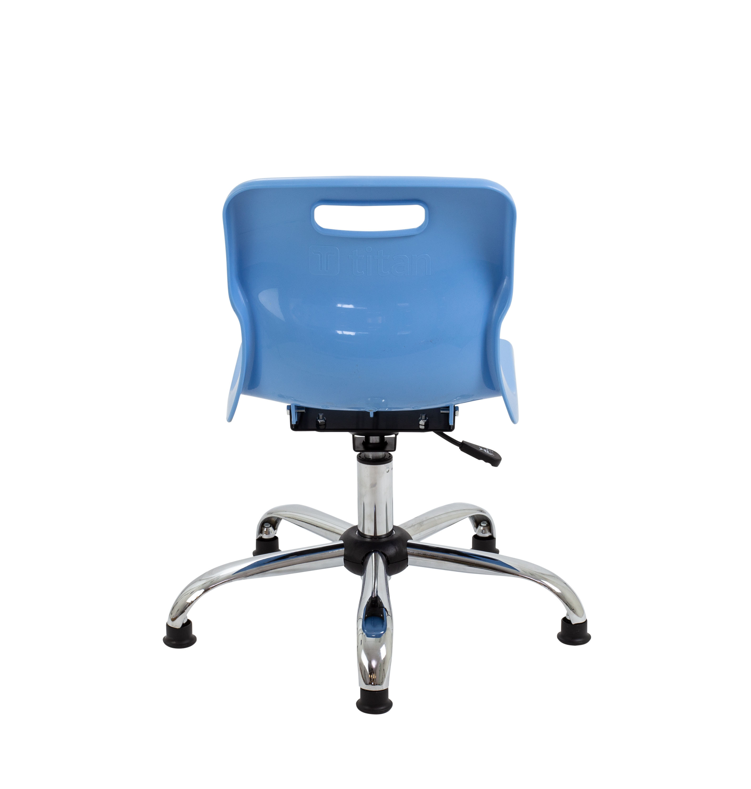 Titan Swivel Junior Chair with Plastic Base and Glides thumbnail 5