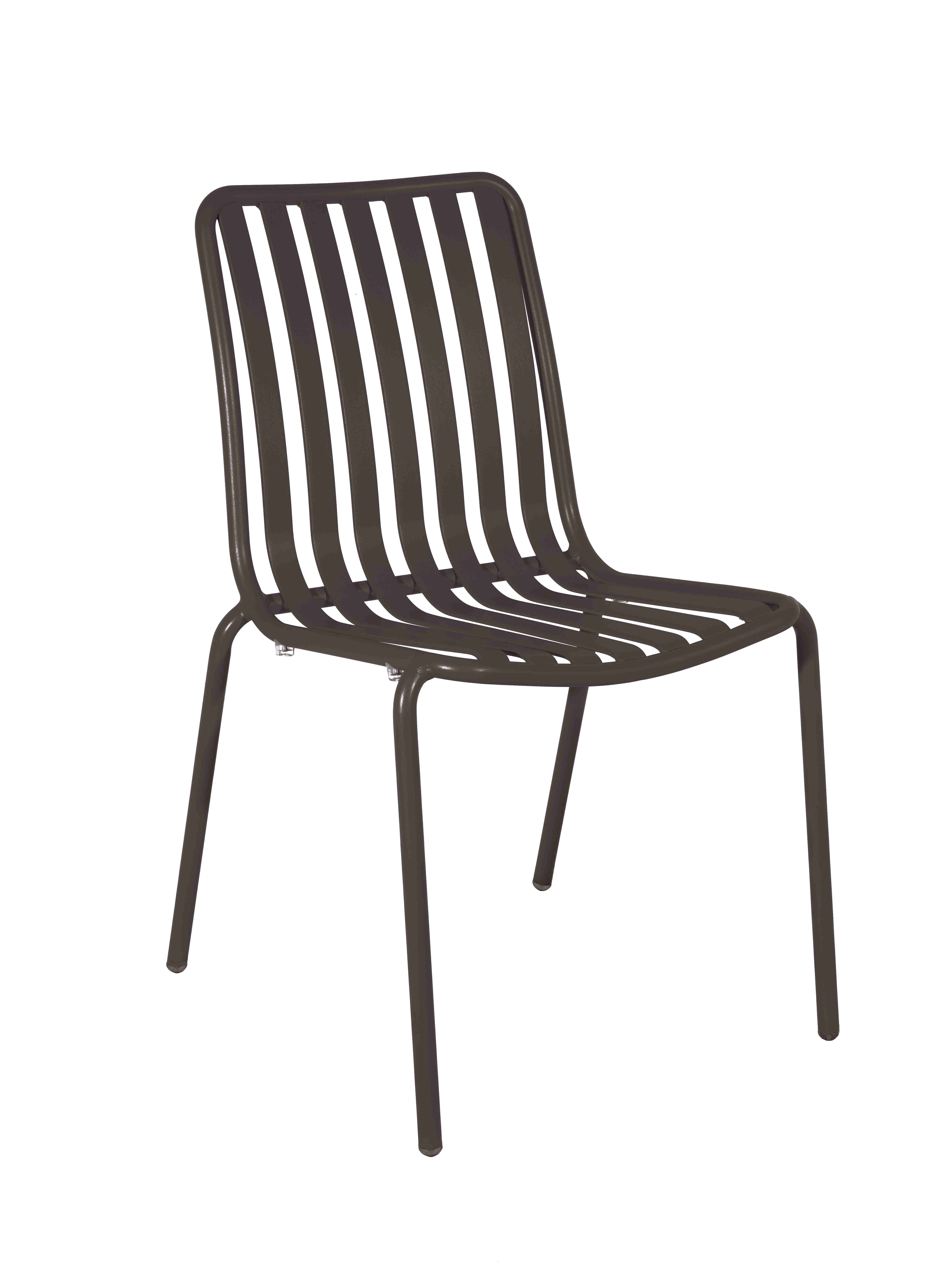 Breeze Aluminium Side Chair | Charcoal