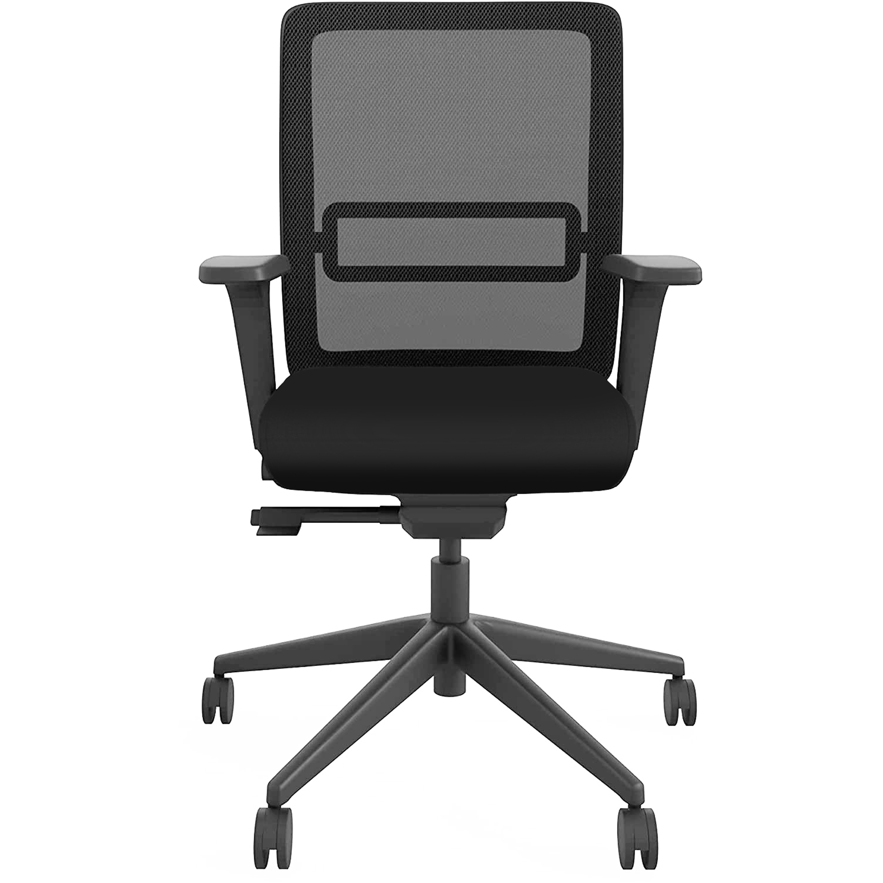 Ergonomic Posture Chair with Height and Depth Adjustable Arms | Black thumbnail 2