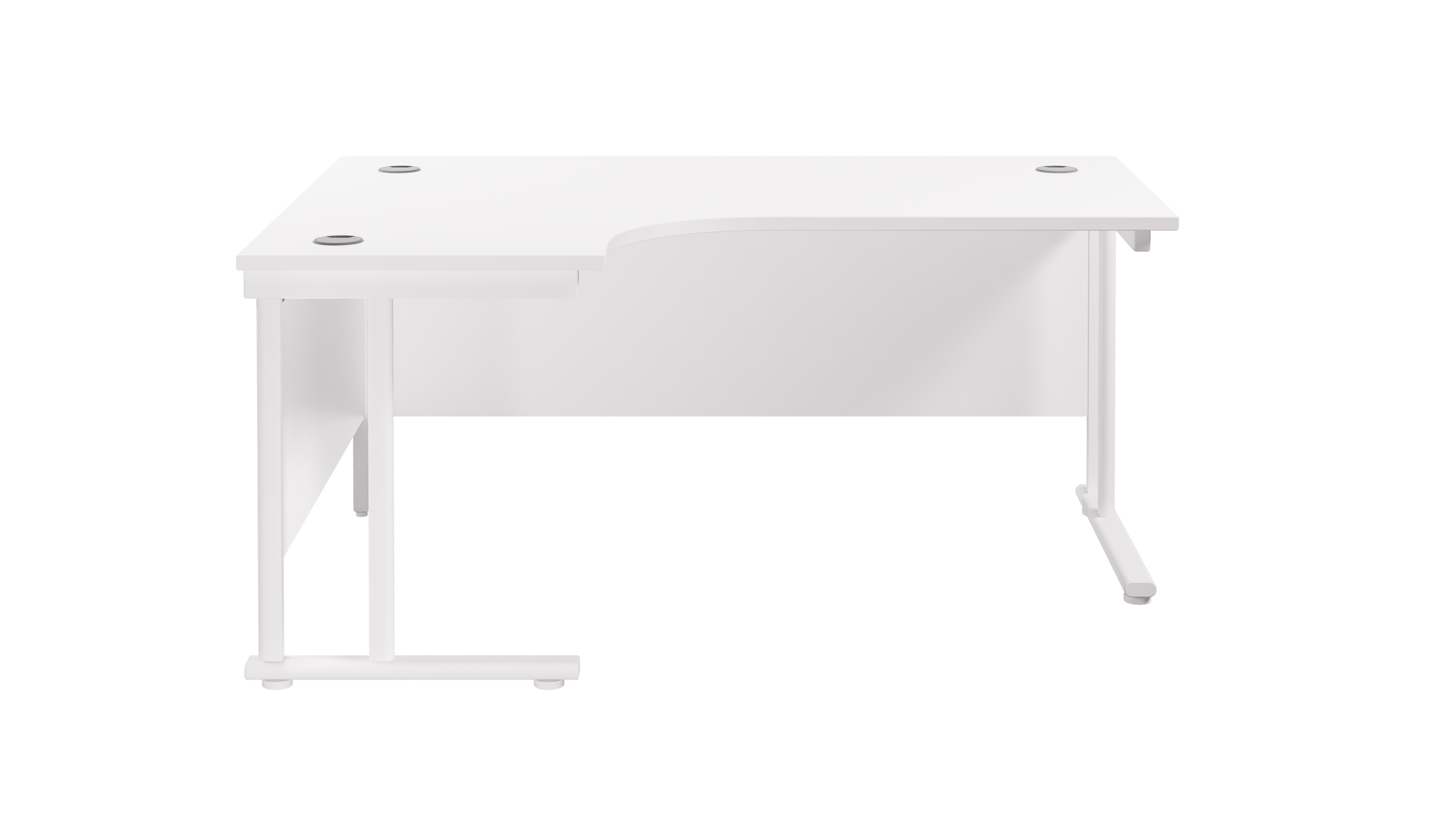 Twin Upright Left Hand Radial Desk (FSC) thumbnail 2