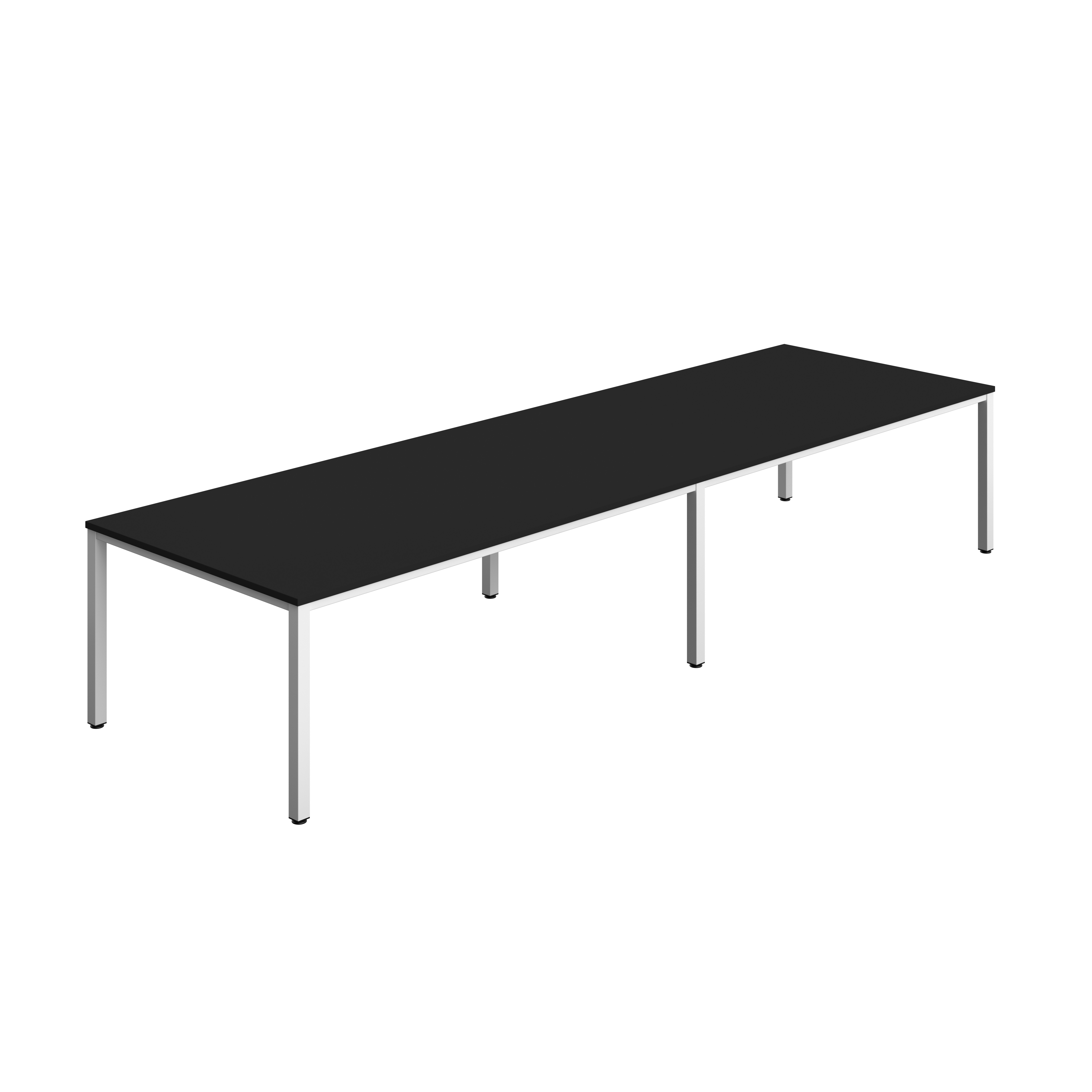 Fraction Infinity Rectangular Meeting Table (FSC) | 4000 X 1200 | Black/White